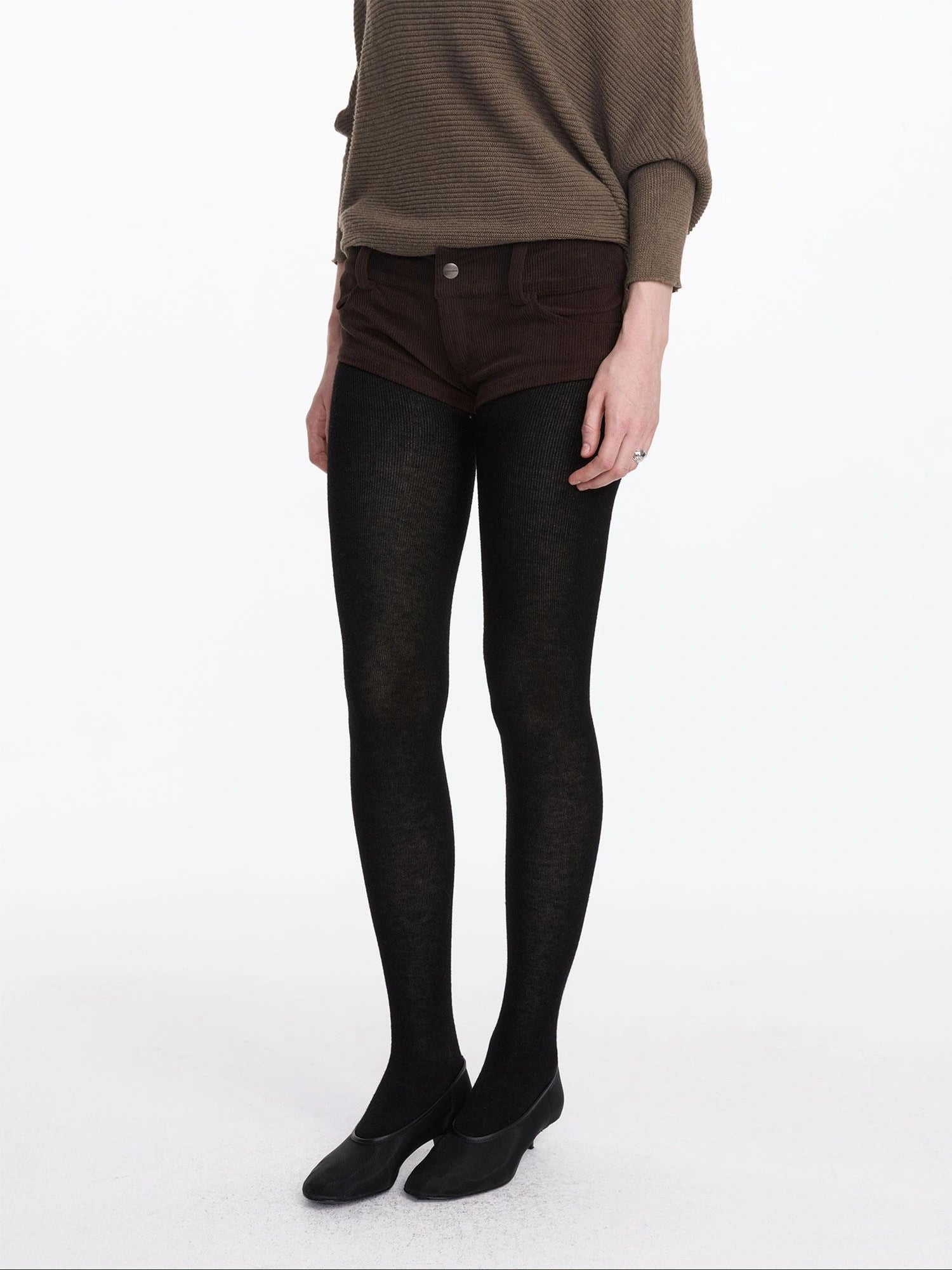 LYUOCHENG Warm Stretch Wool Blend Tights