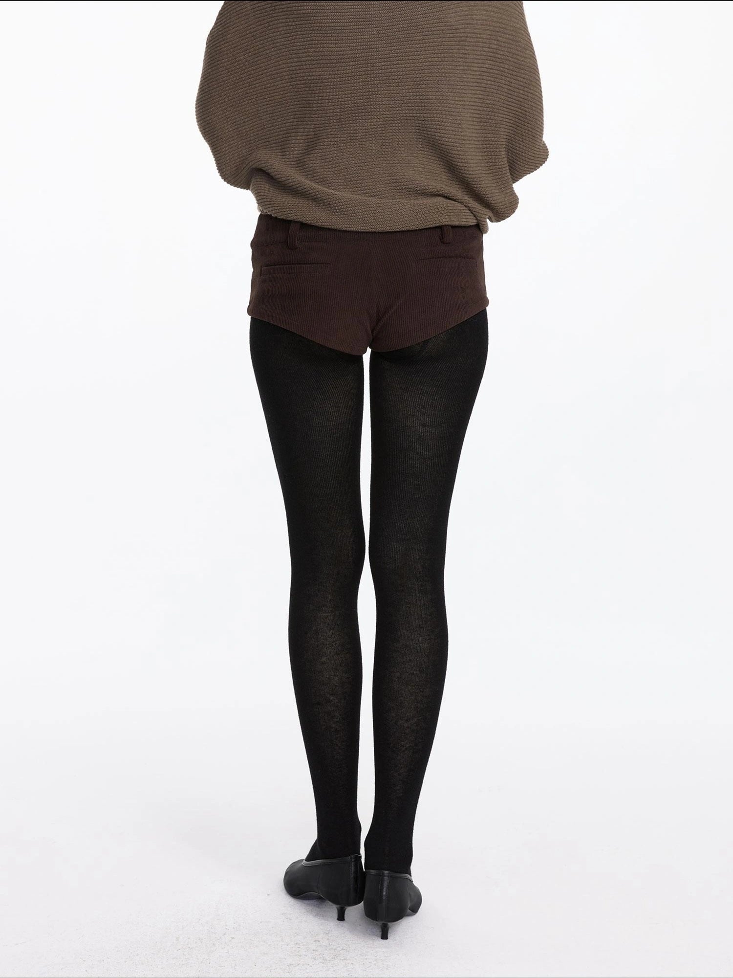 LYUOCHENG Warm Stretch Wool Blend Tights