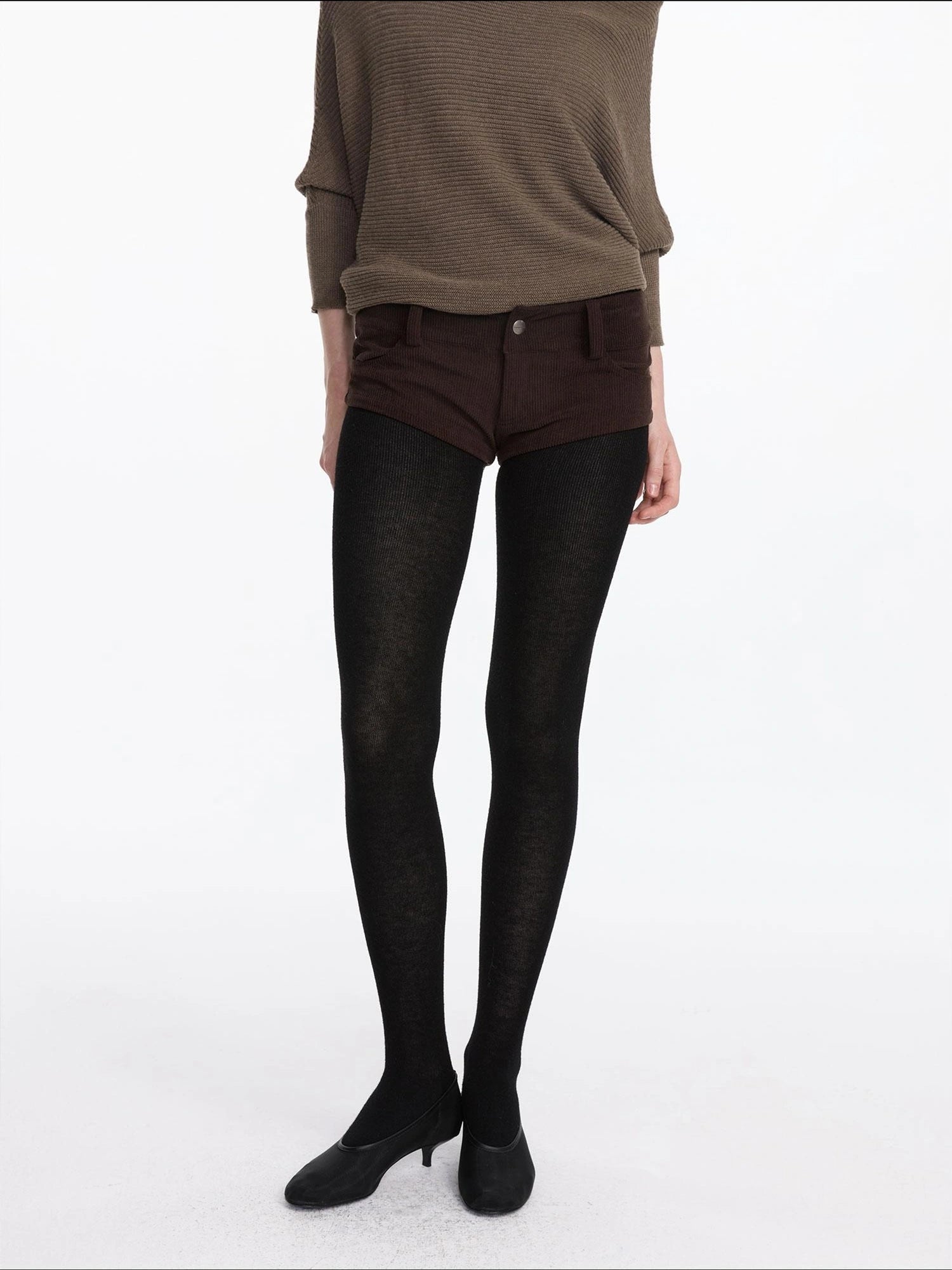 LYUOCHENG Warm Stretch Wool Blend Tights