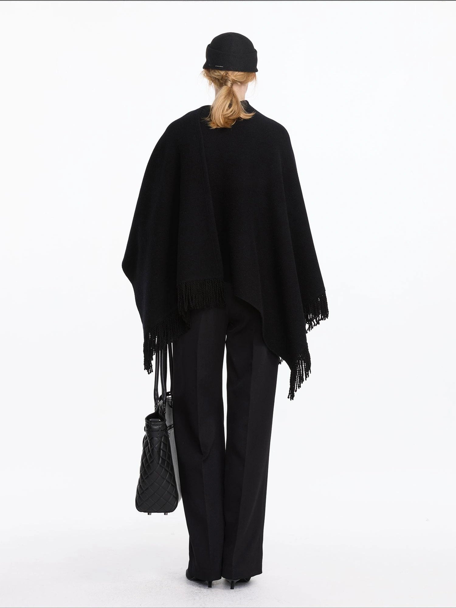 LYUOCHENG Wool Fringe Shawl Wrap