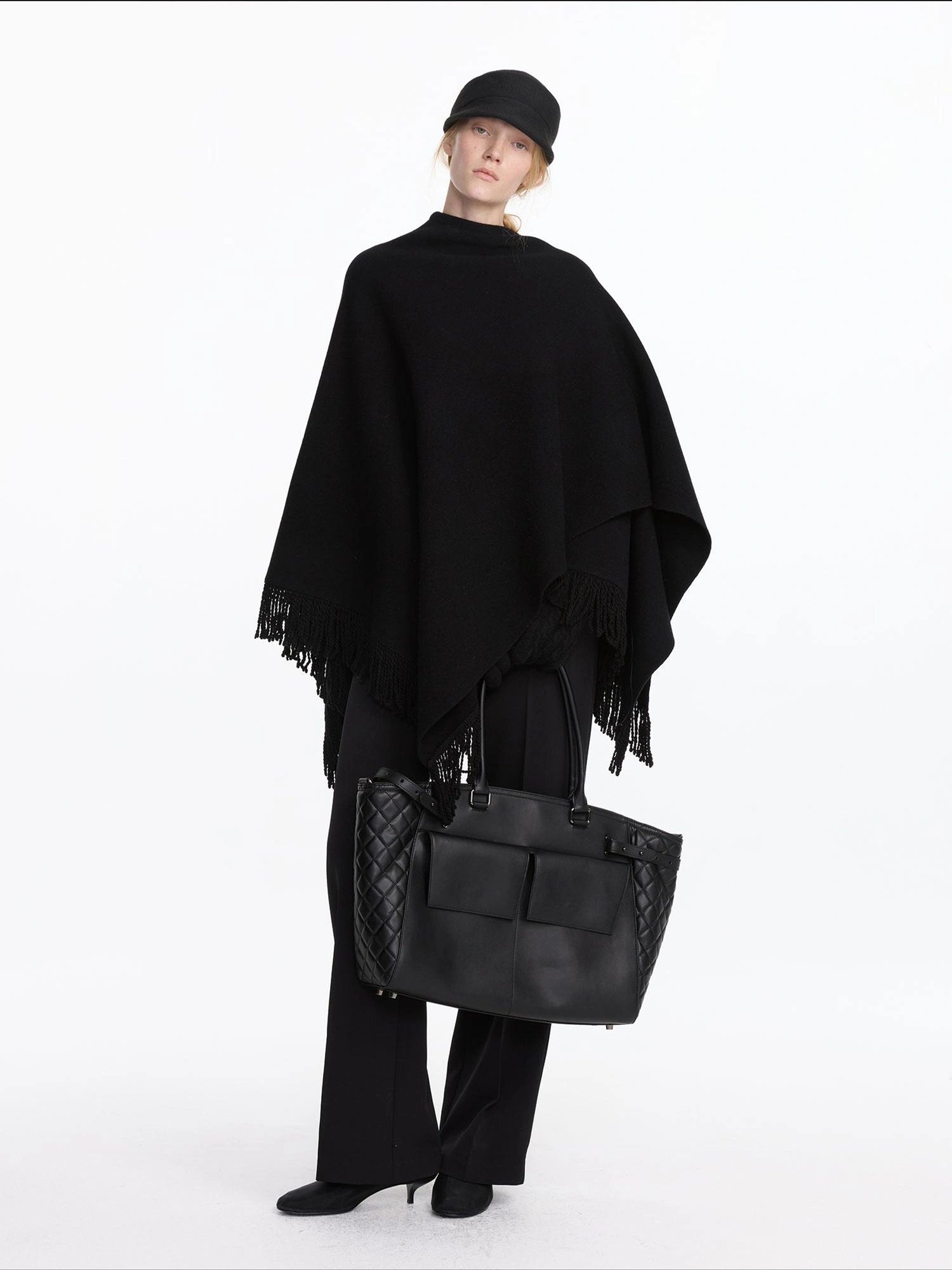 LYUOCHENG Wool Fringe Shawl Wrap