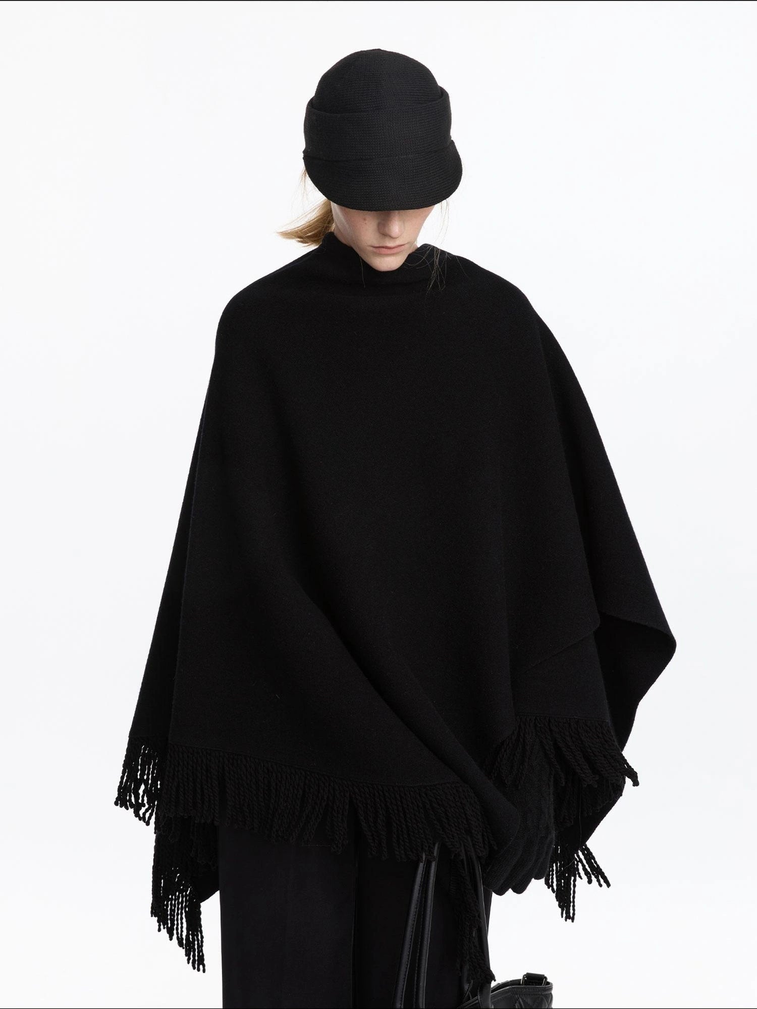 LYUOCHENG Wool Fringe Shawl Wrap