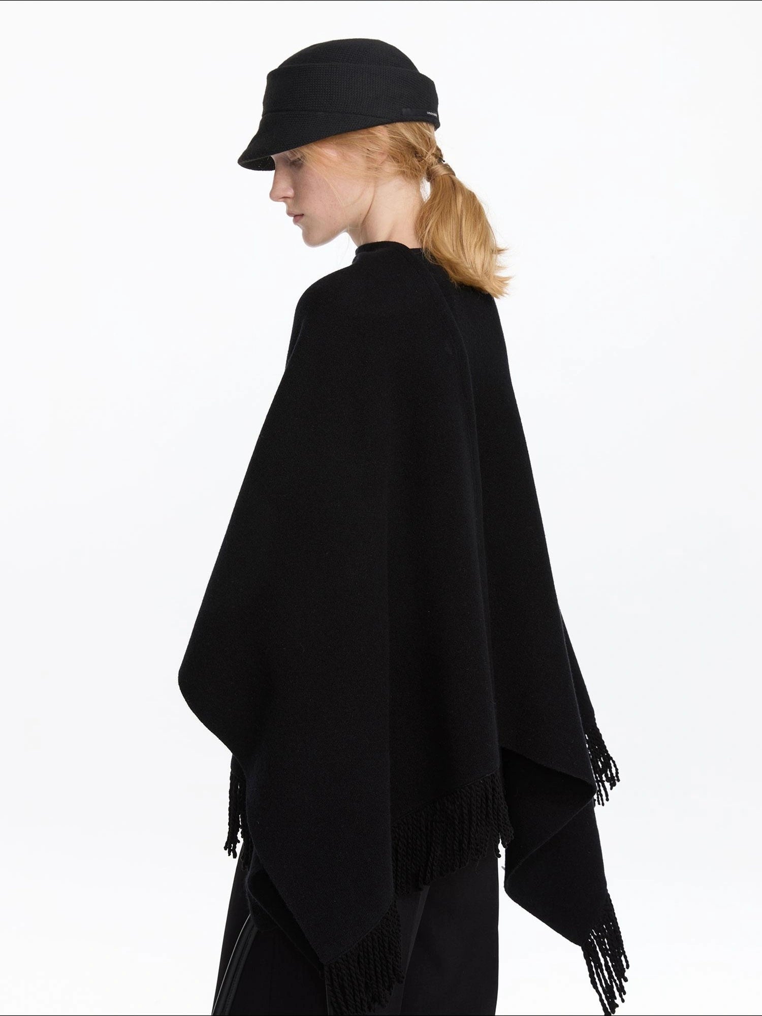 LYUOCHENG Wool Fringe Shawl Wrap