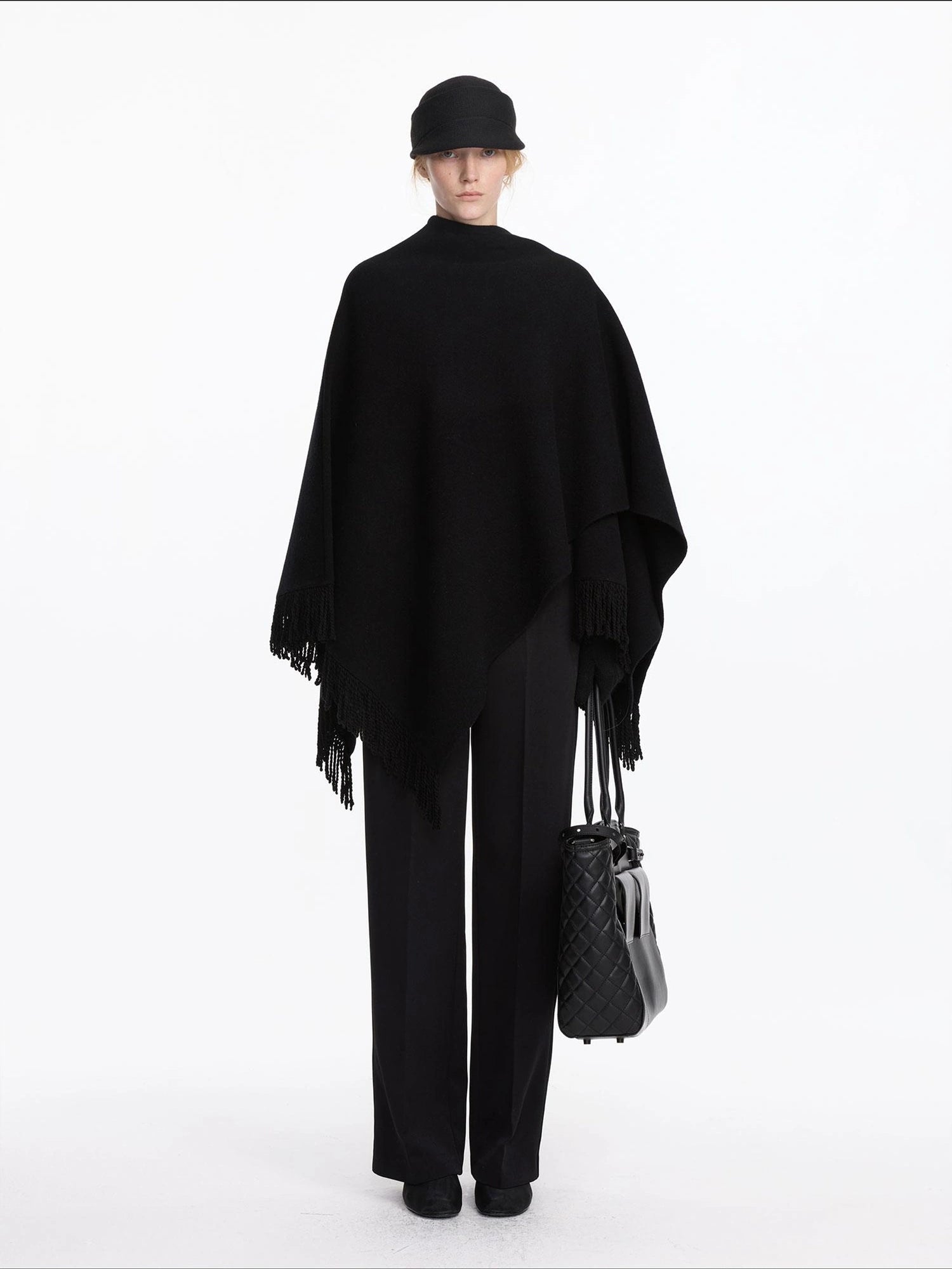 LYUOCHENG Wool Fringe Shawl Wrap