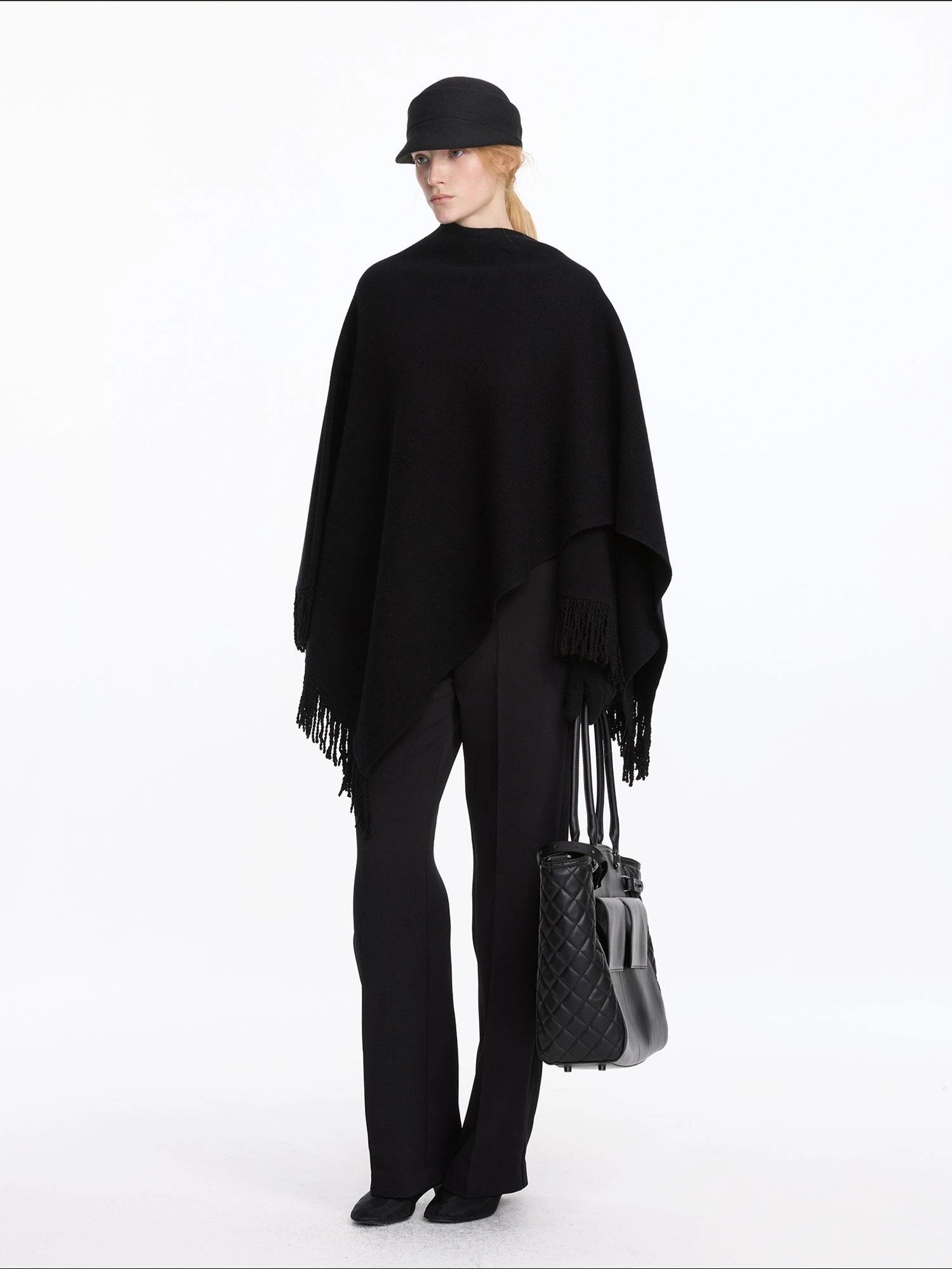 LYUOCHENG Wool Fringe Shawl Wrap
