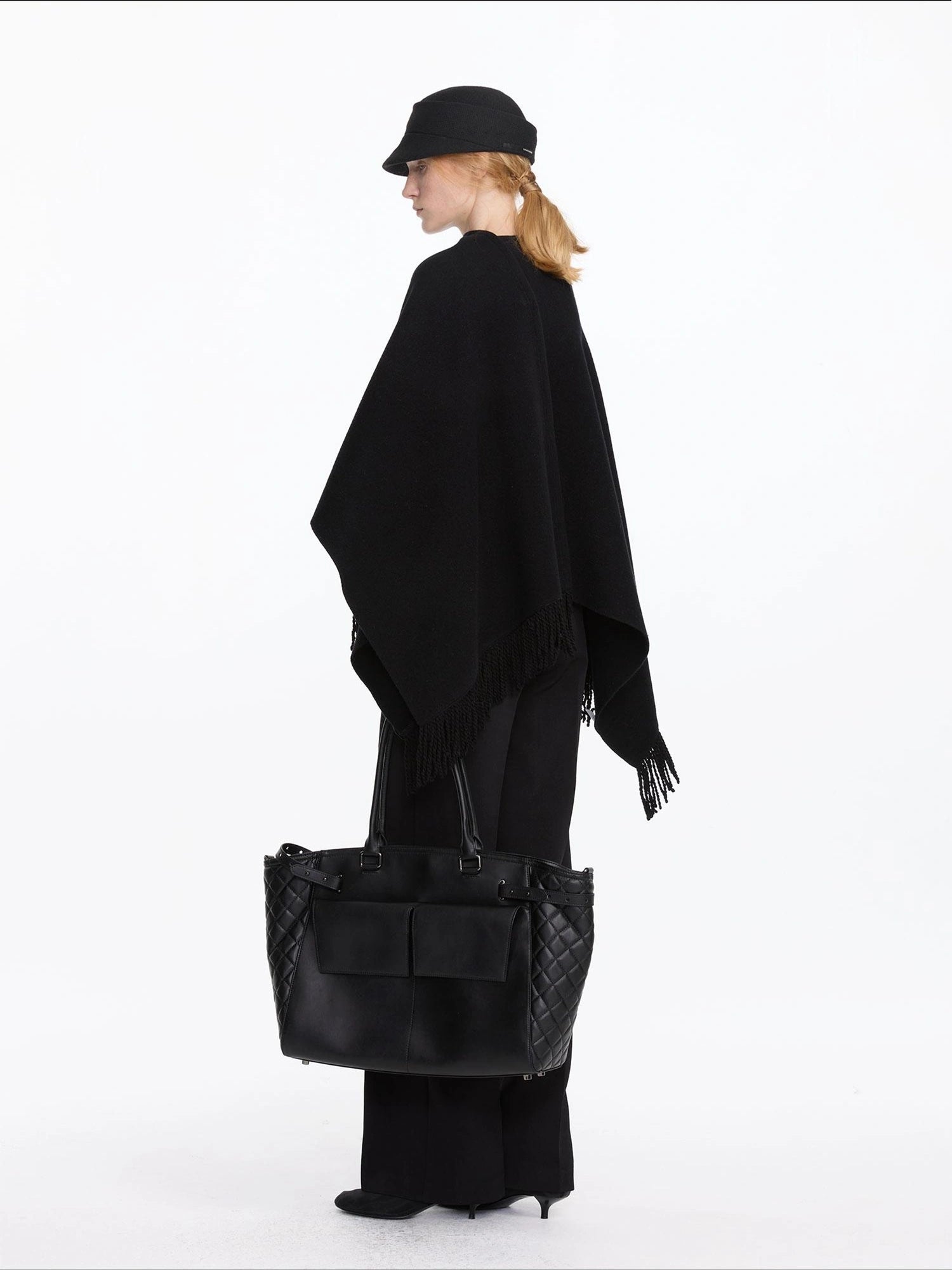 LYUOCHENG Wool Fringe Shawl Wrap