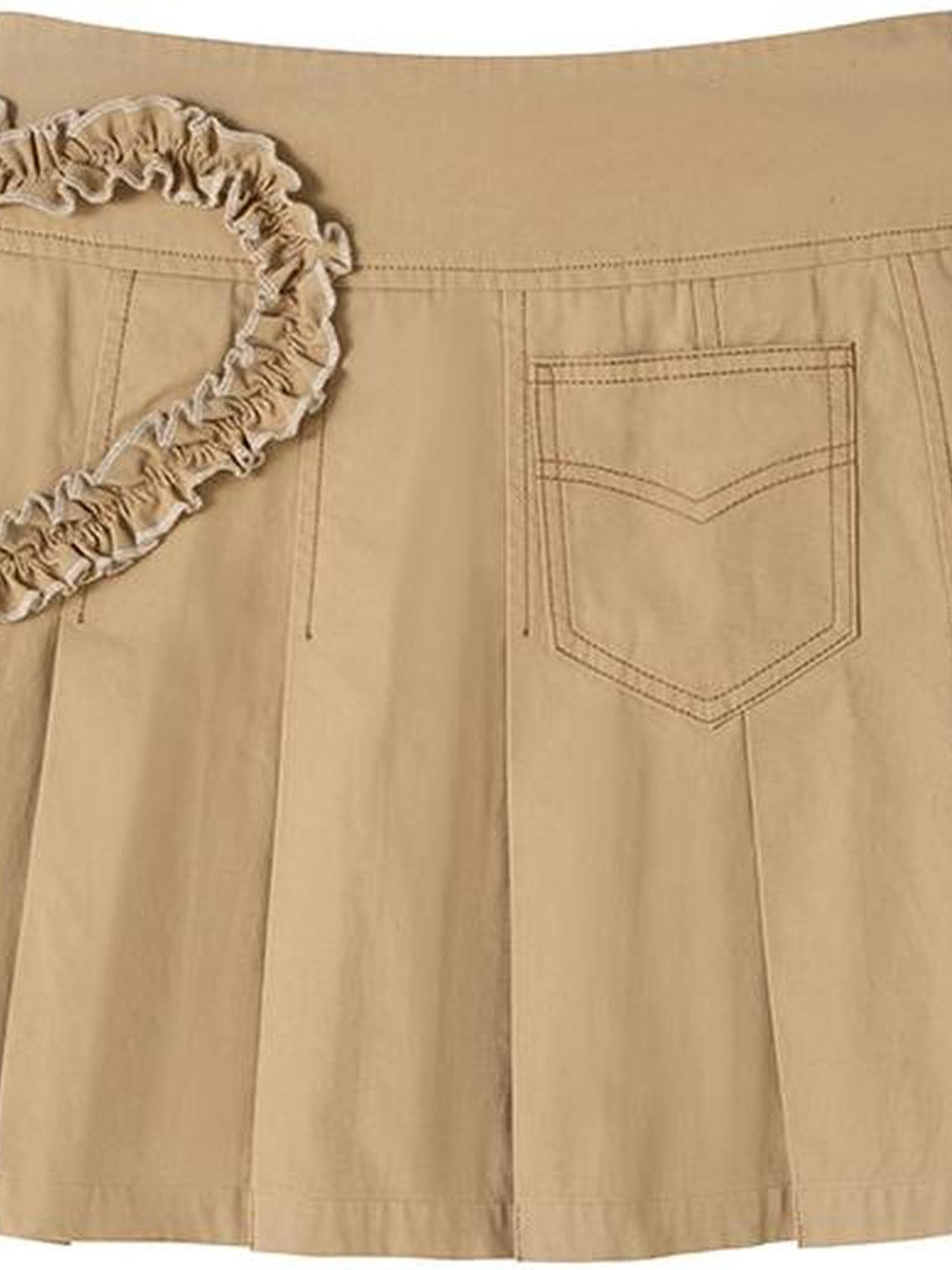 DIDDI MODA Lace Heart A Line Mini Skirt
