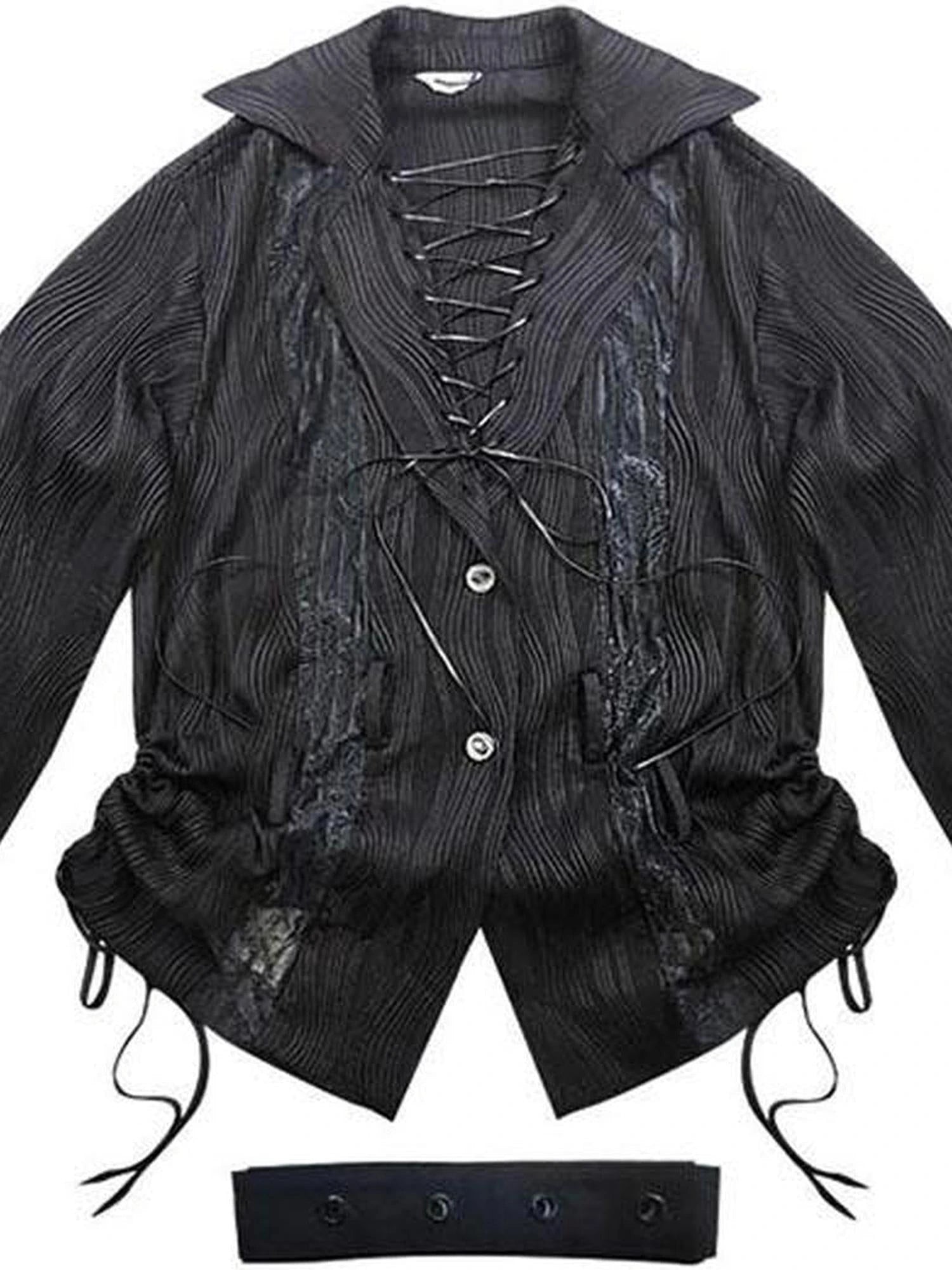 Lace Trim Lazy Multi Wear Blouse