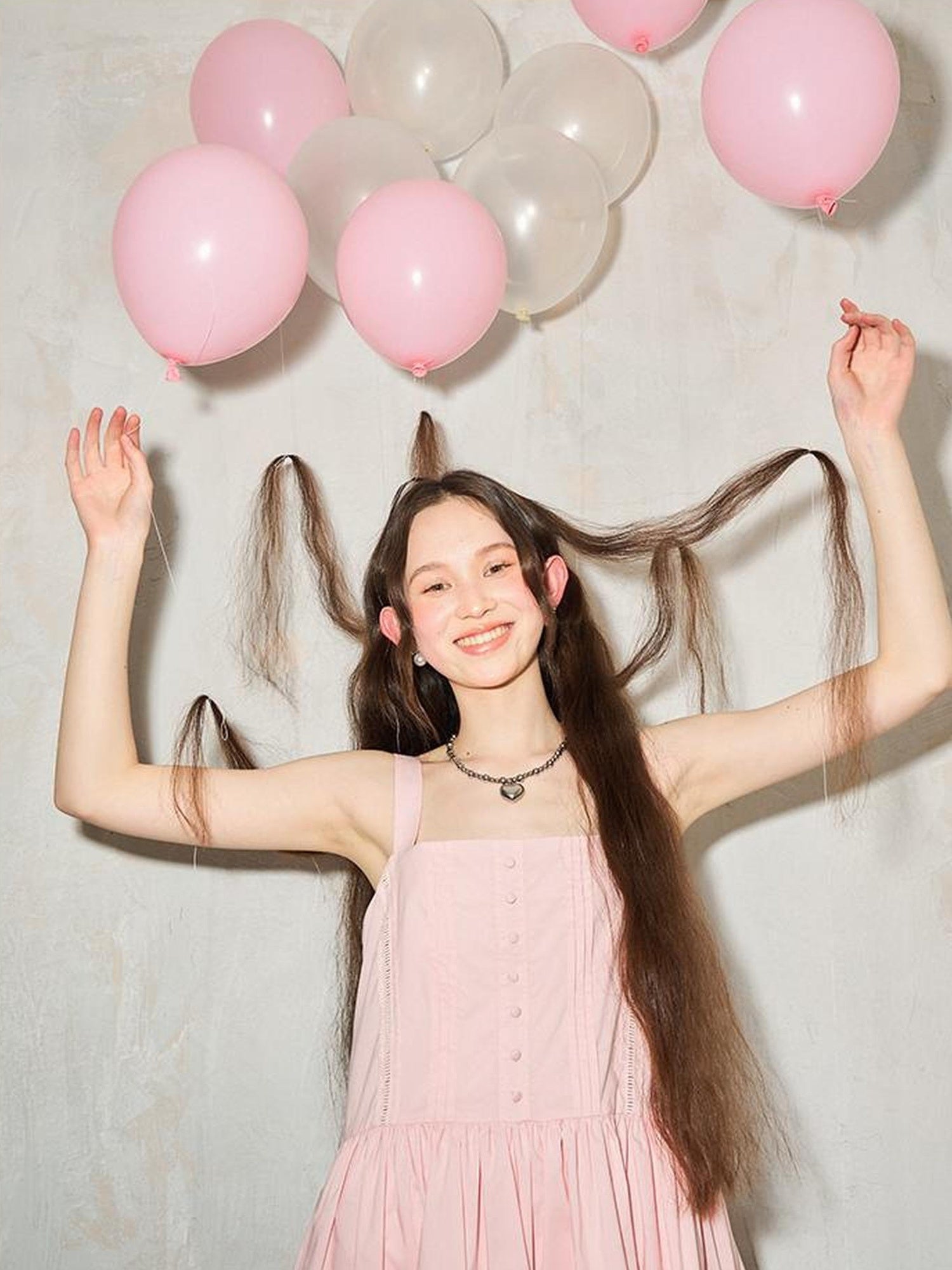 DIDDI MODA Lace Trimmed Square Neck A Line Sundress