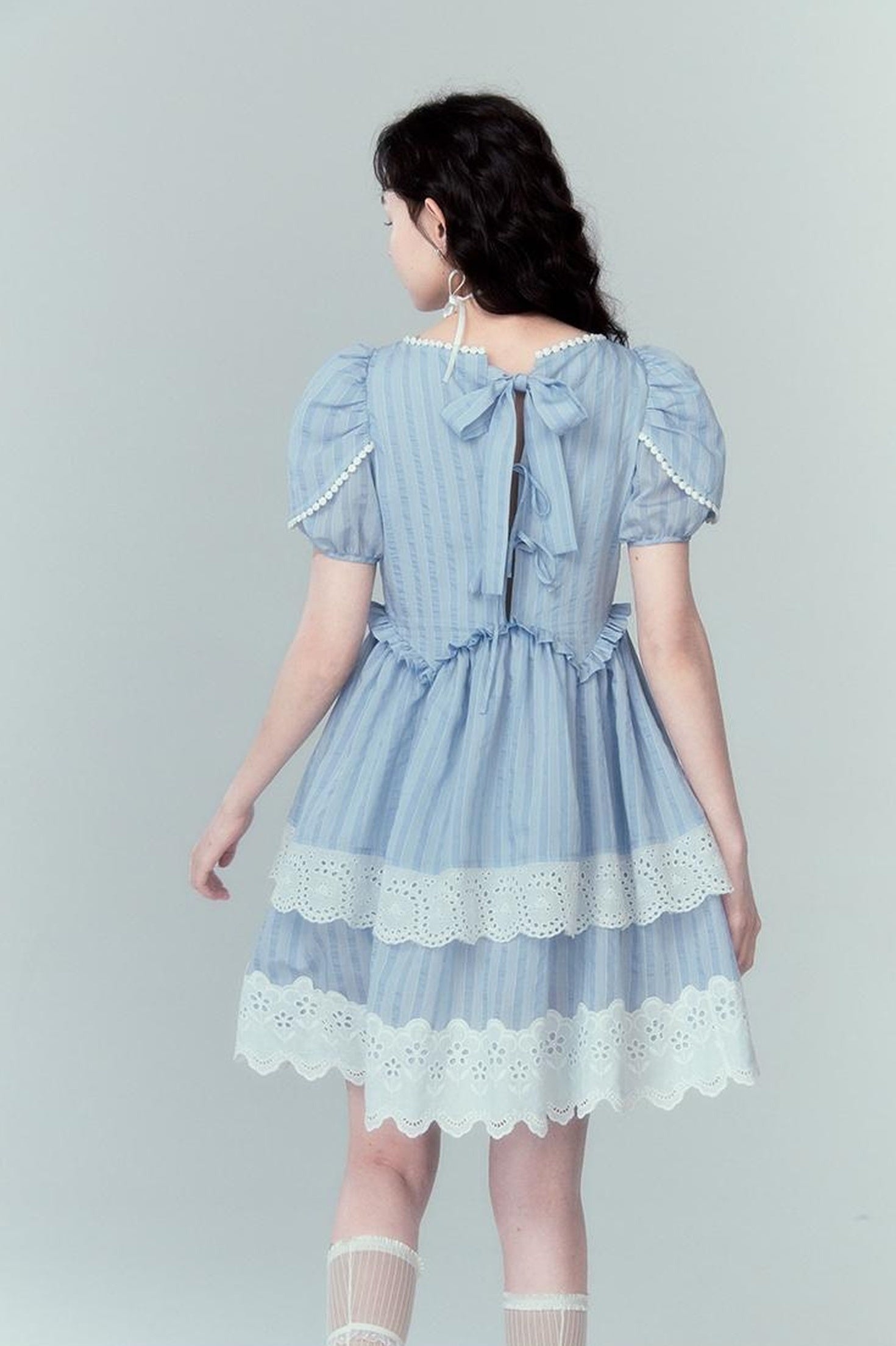 DIDDI MODA Layered Lace Princess Dress