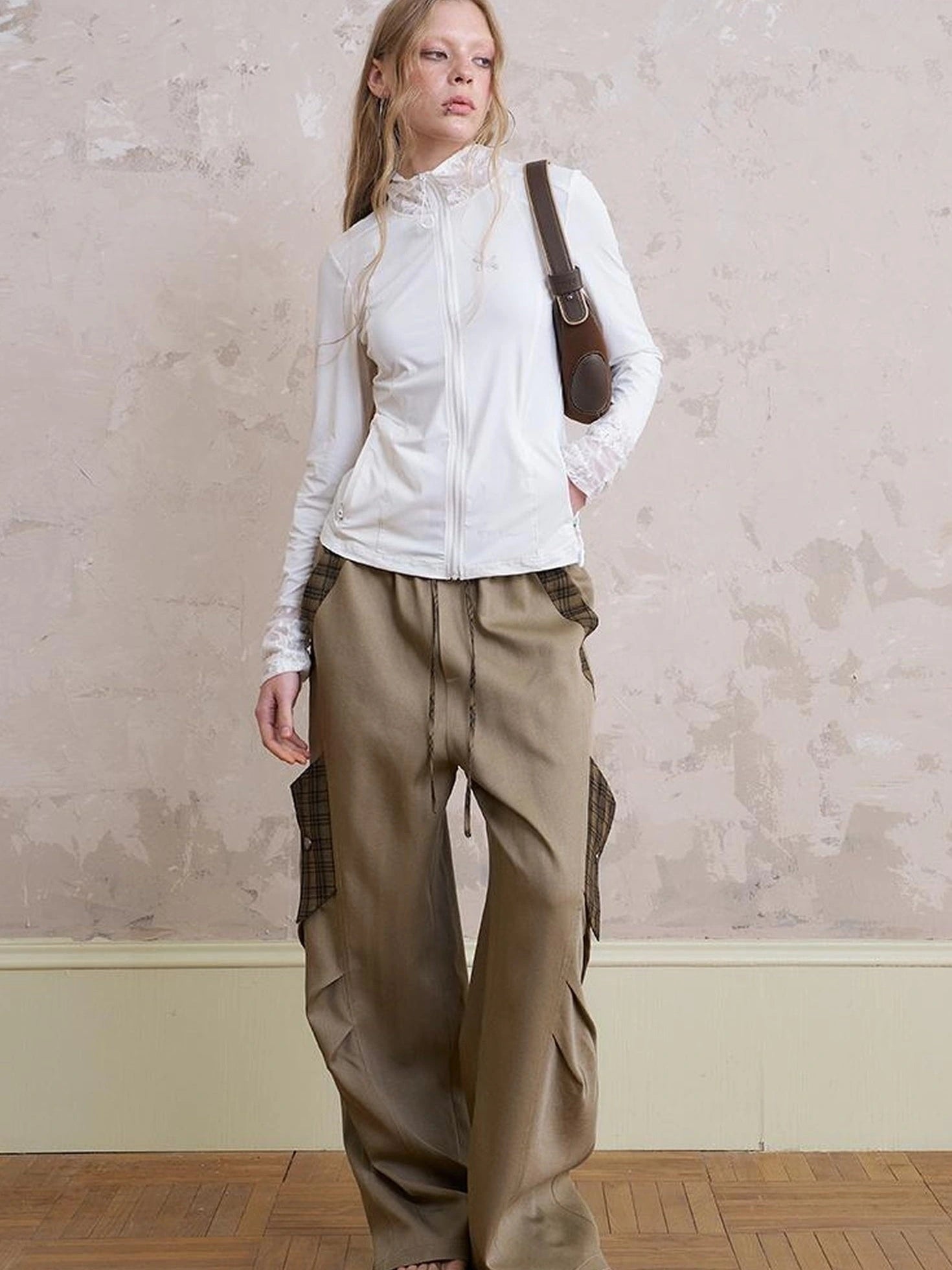 Layered Puppy Embroidery Lace Sunshirt