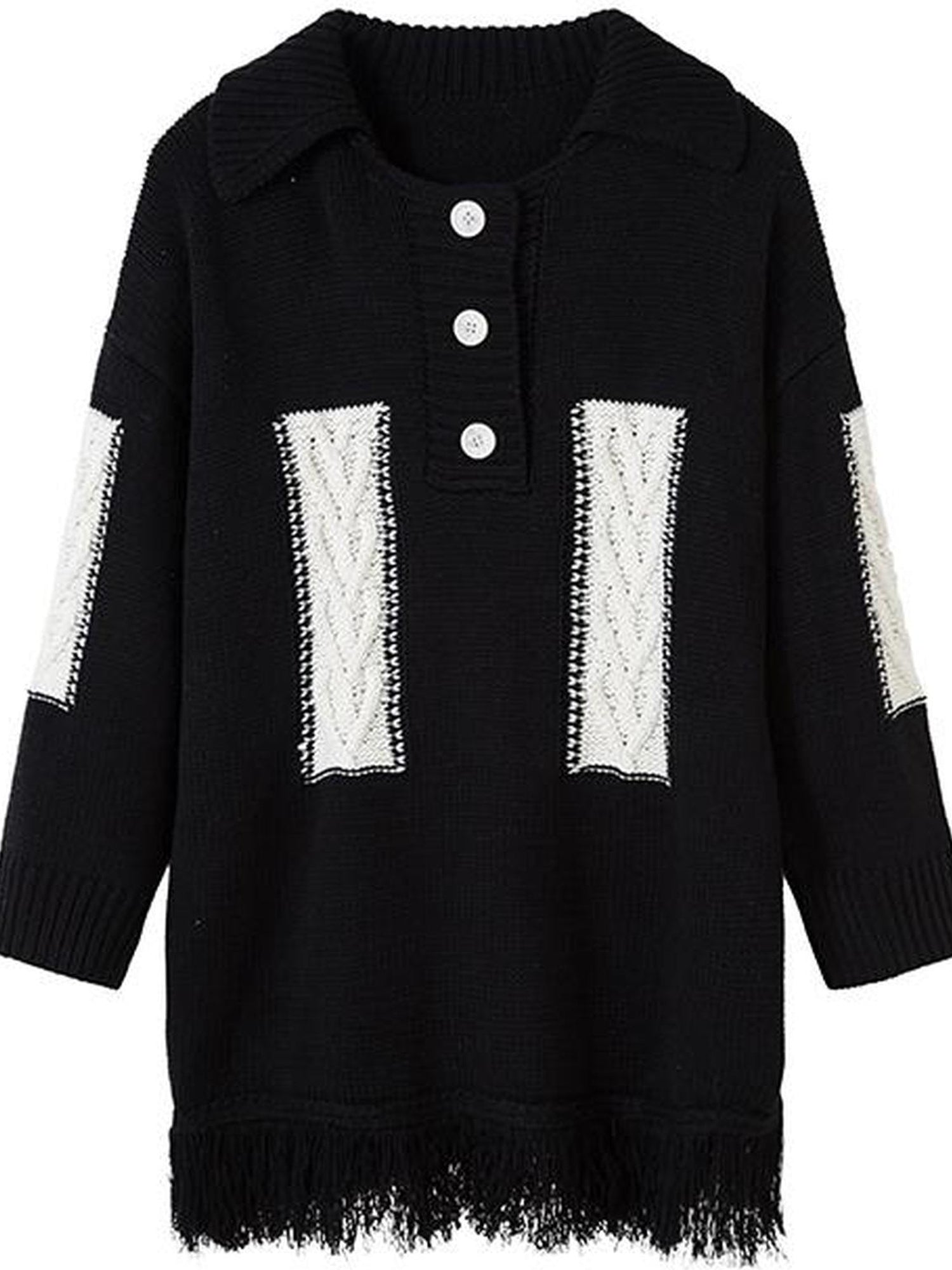 DIDDI MODA Lazy Lavender Knit Sweater With Asymmetrical Design
