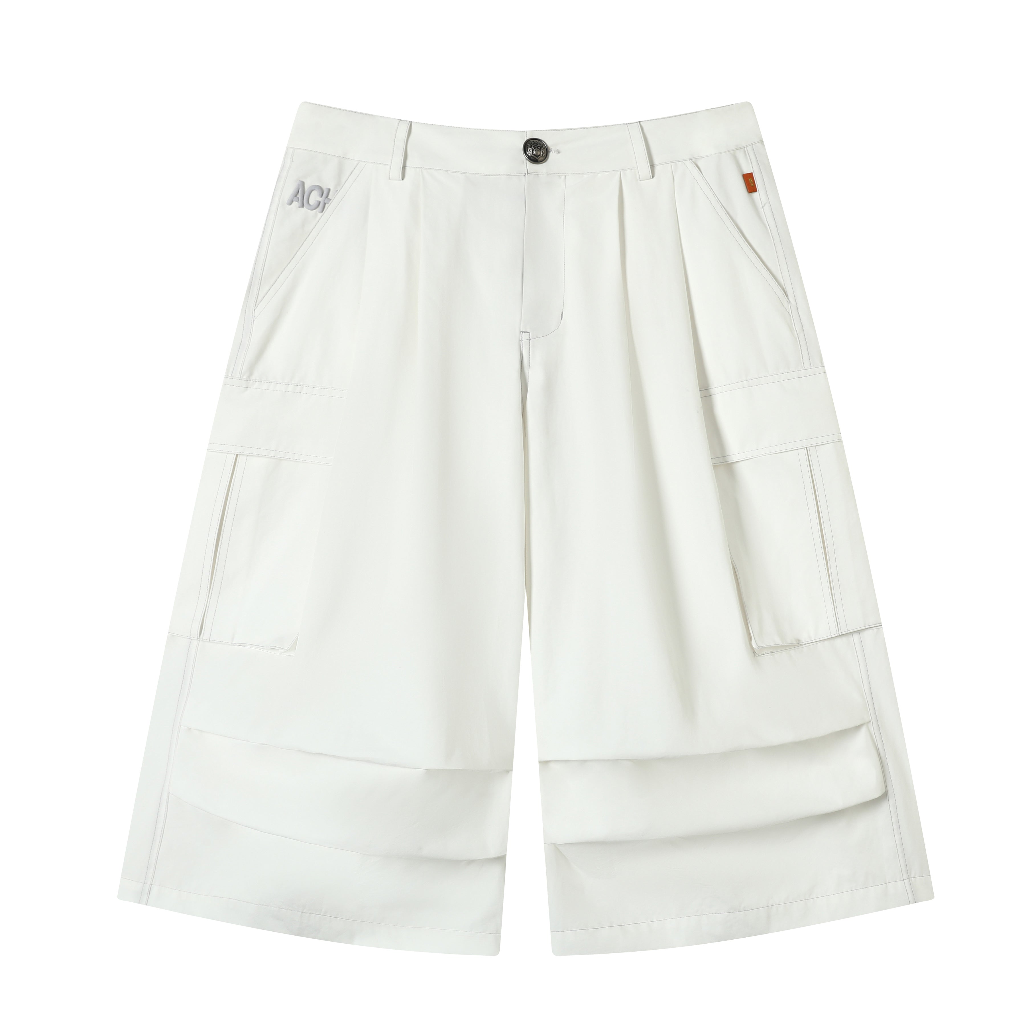 Achihara Lazy Point Casual Pleated Wide Leg Pants