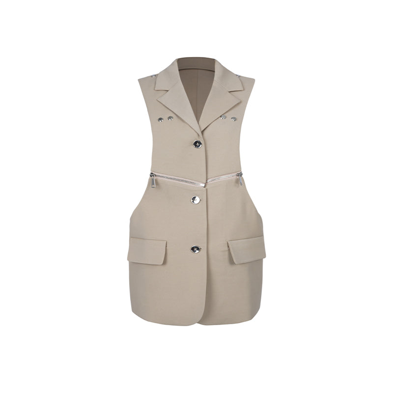 NN NORTH NODE Deconstructable Twin Flame Suit Set V-neck T-shirt Long Sleeve