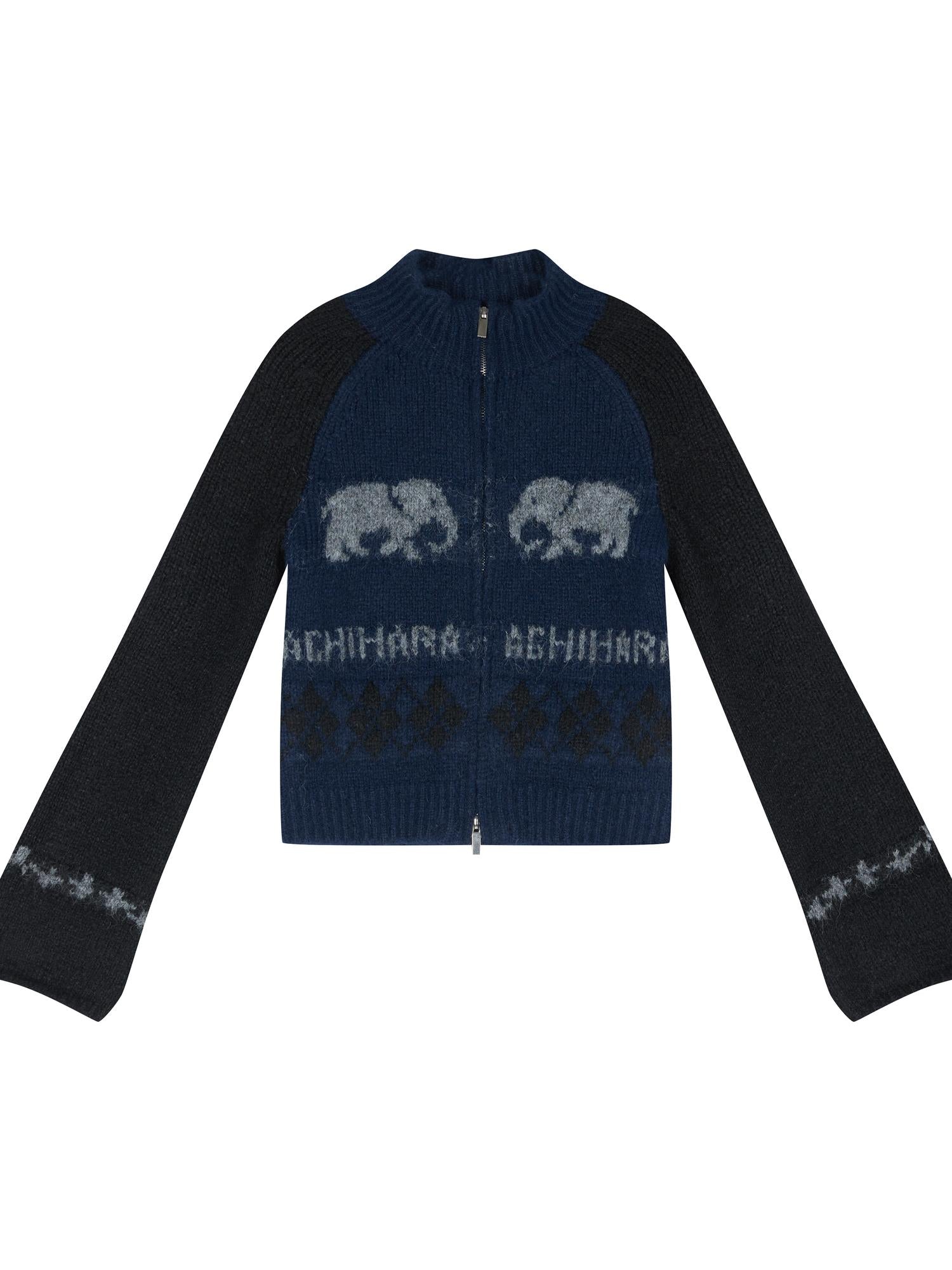 Achihara Babar Story Alpaca Knit Sweater