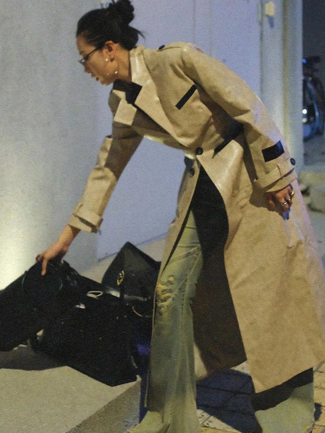 Long Faux Leather Jacket For Women Coats