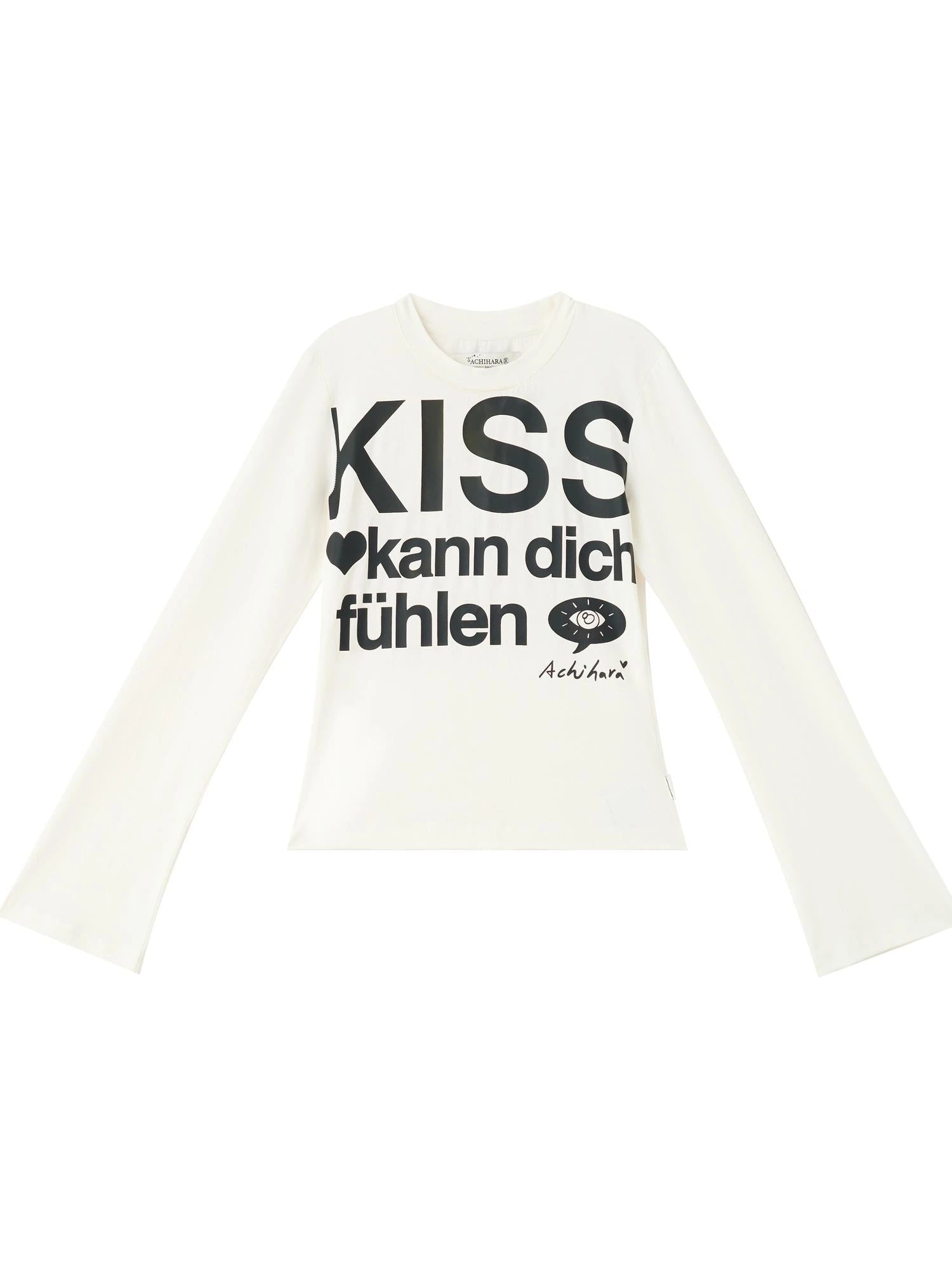 Kiss Fish German Print Slim Fit Tee