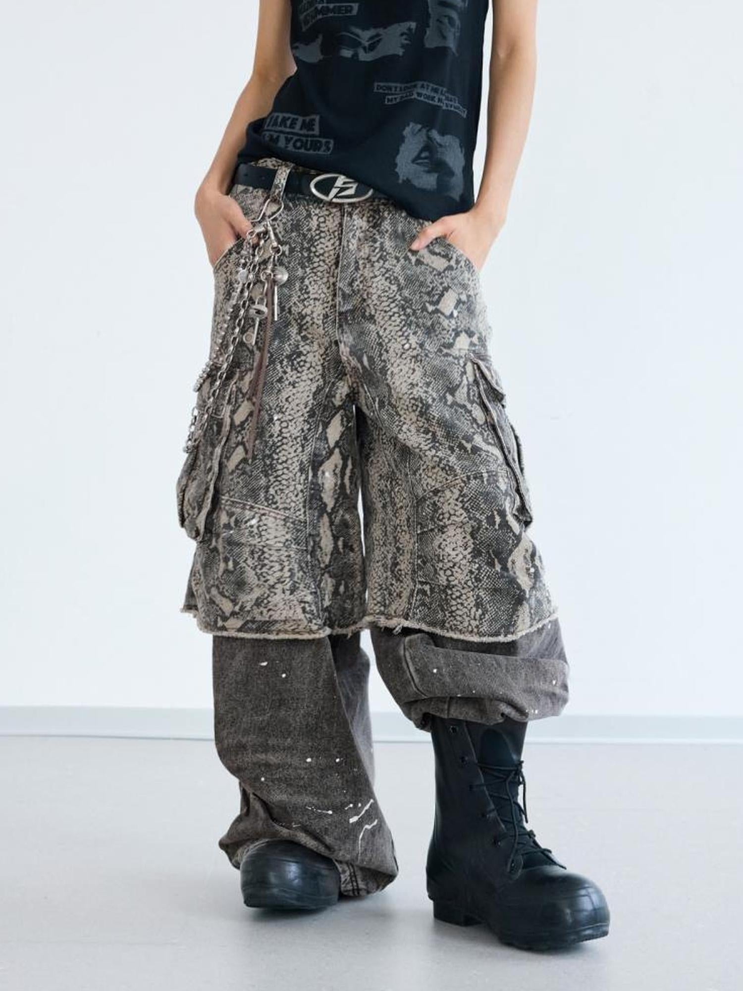 Peoplesense Loose Washed Cotton Unisex Overalls