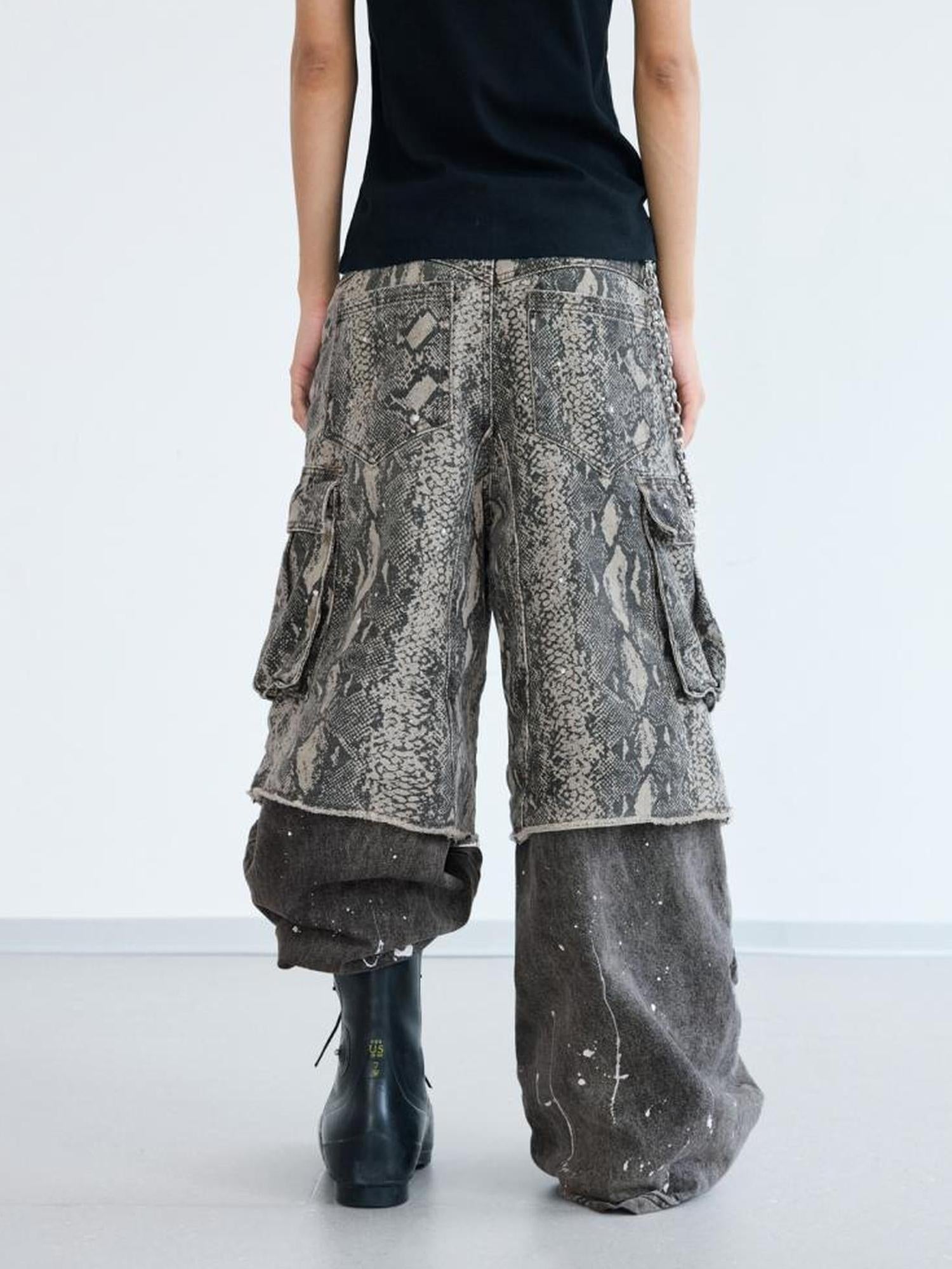 Peoplesense Loose Washed Cotton Unisex Overalls