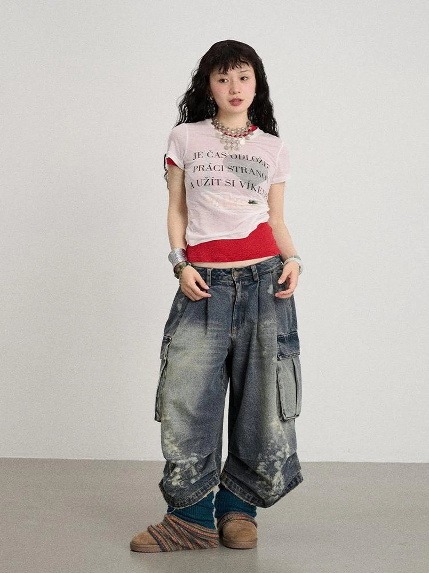 Love Weekend Double Layer Tee Summer 2025