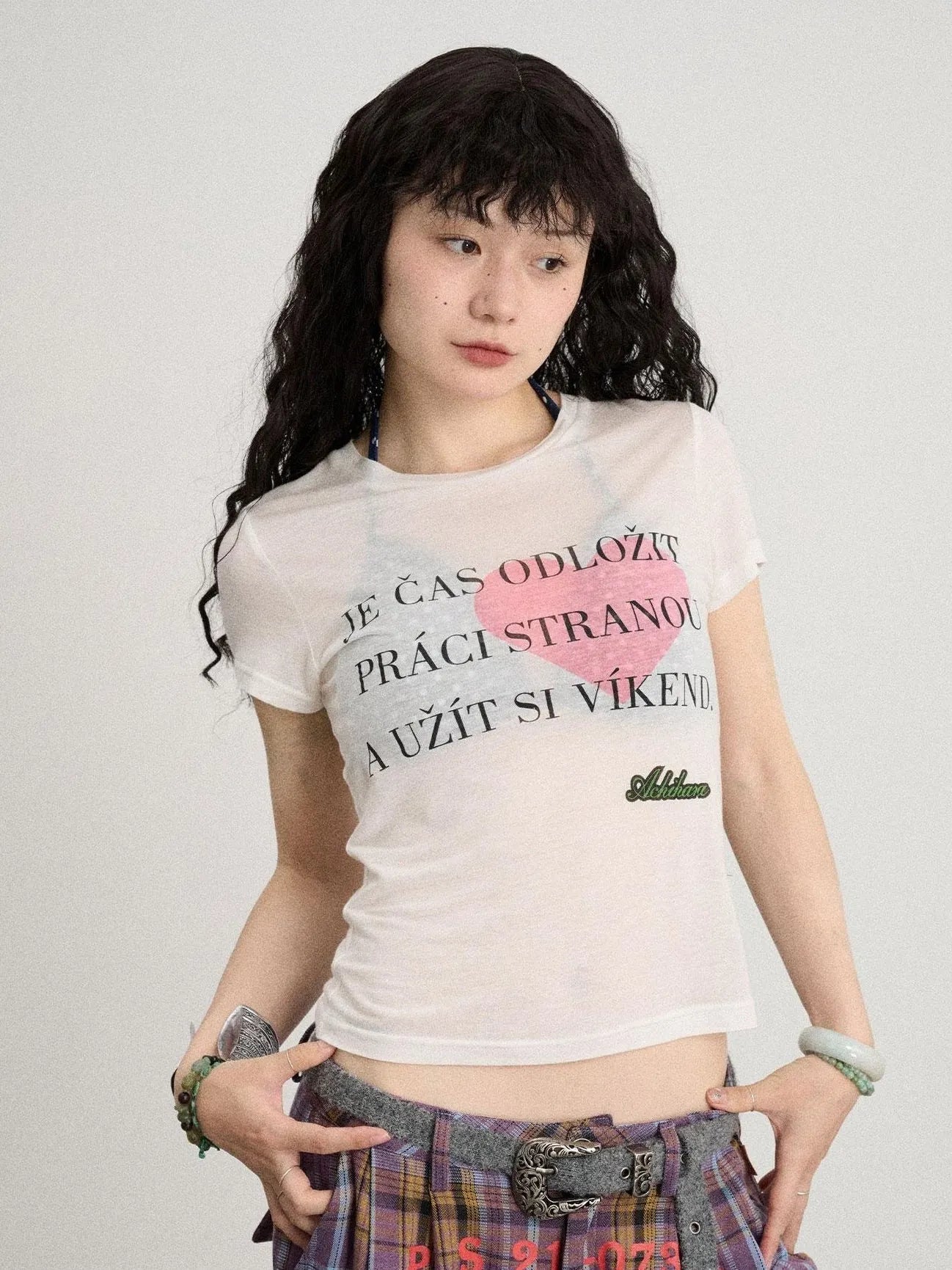 Love Weekend Double Layer Tee Summer 2025