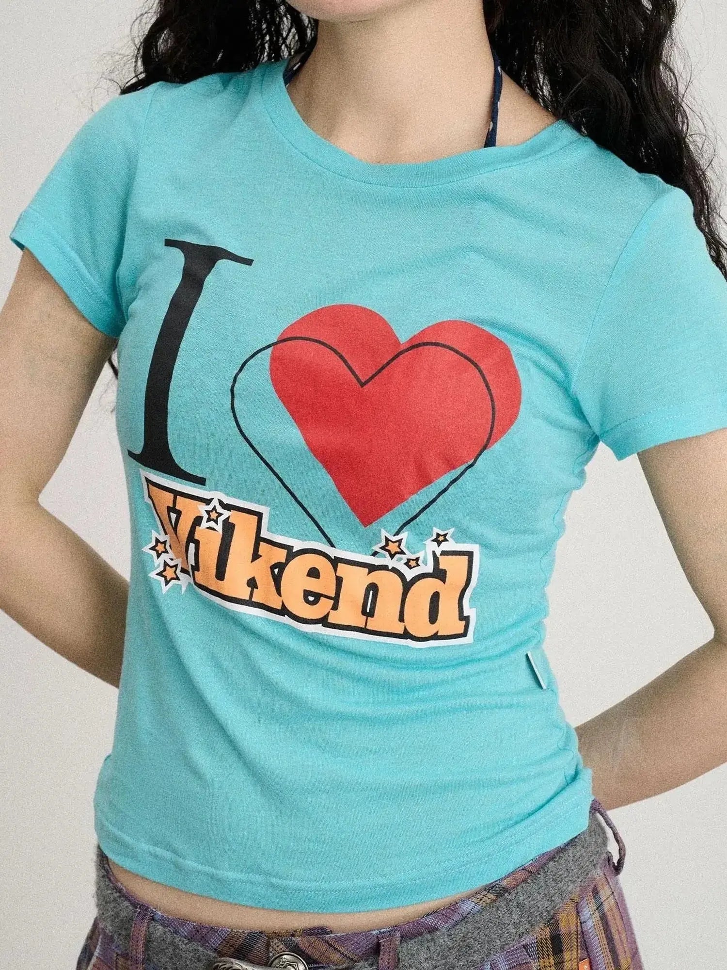 Love Weekend Double Layer Tee Summer 2025