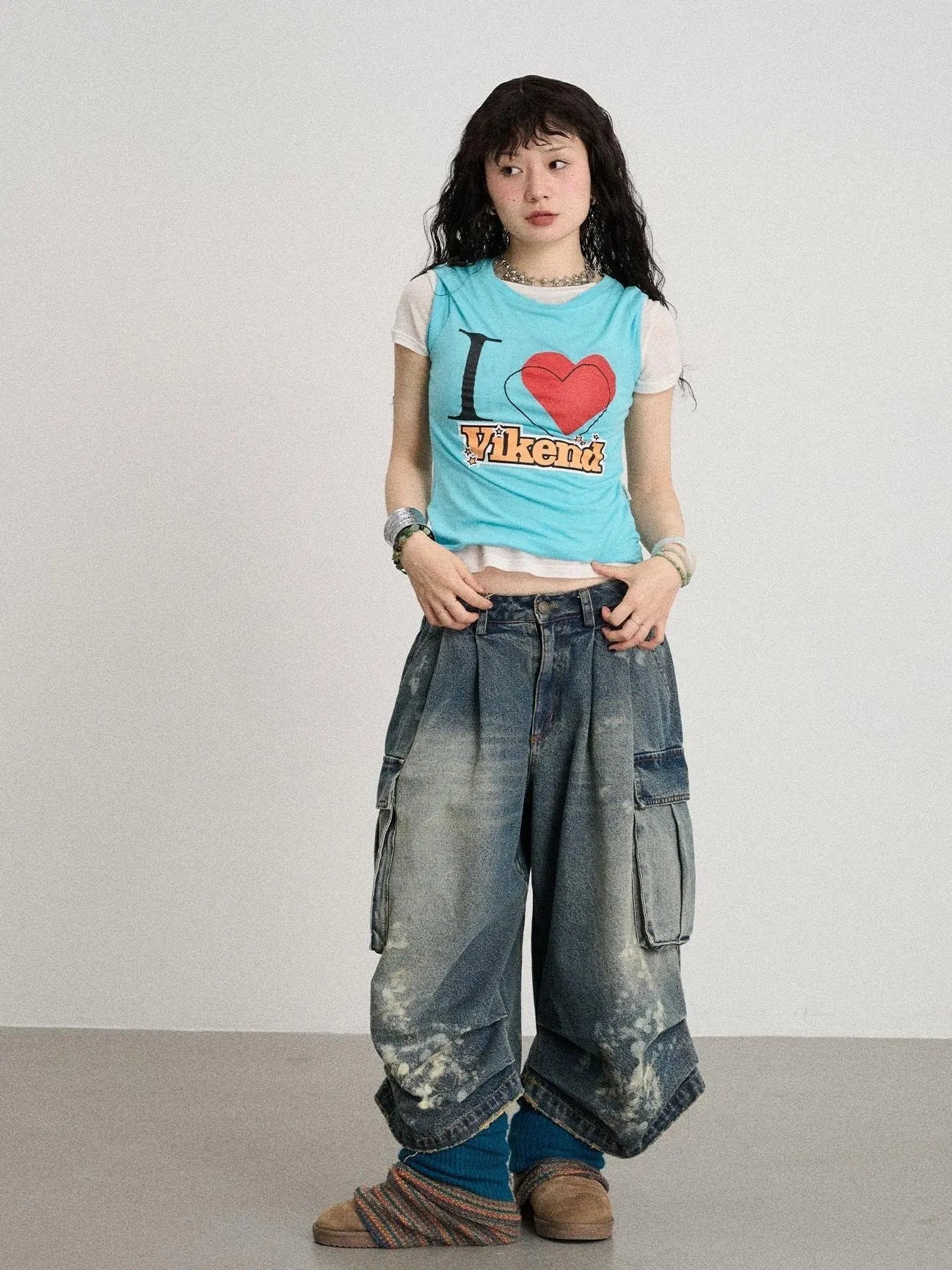 Love Weekend Double Layer Tee Summer 2025