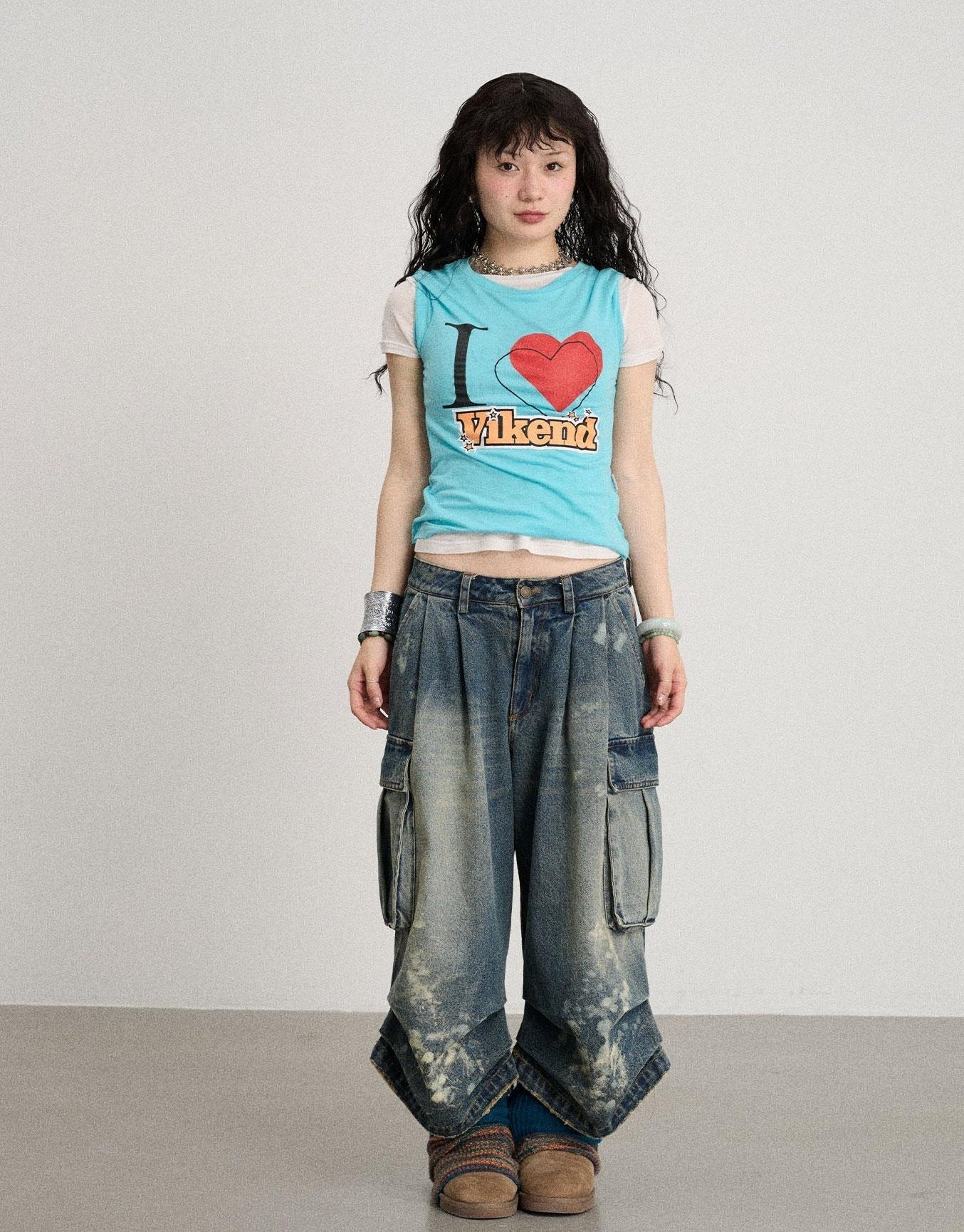 Achihara Love Weekend Double Layer Tee Summer 2025