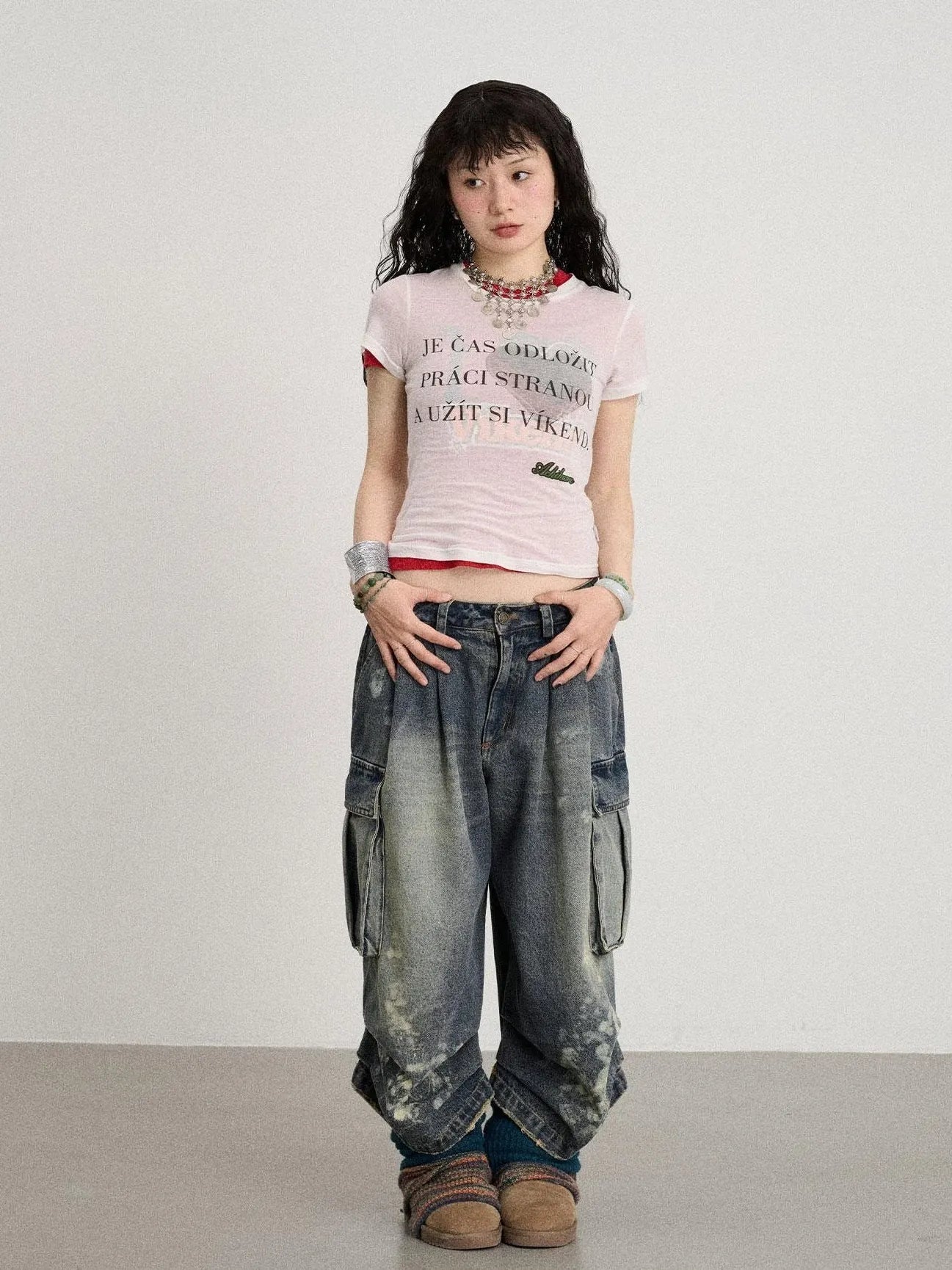 Love Weekend Double Layer Tee Summer 2025