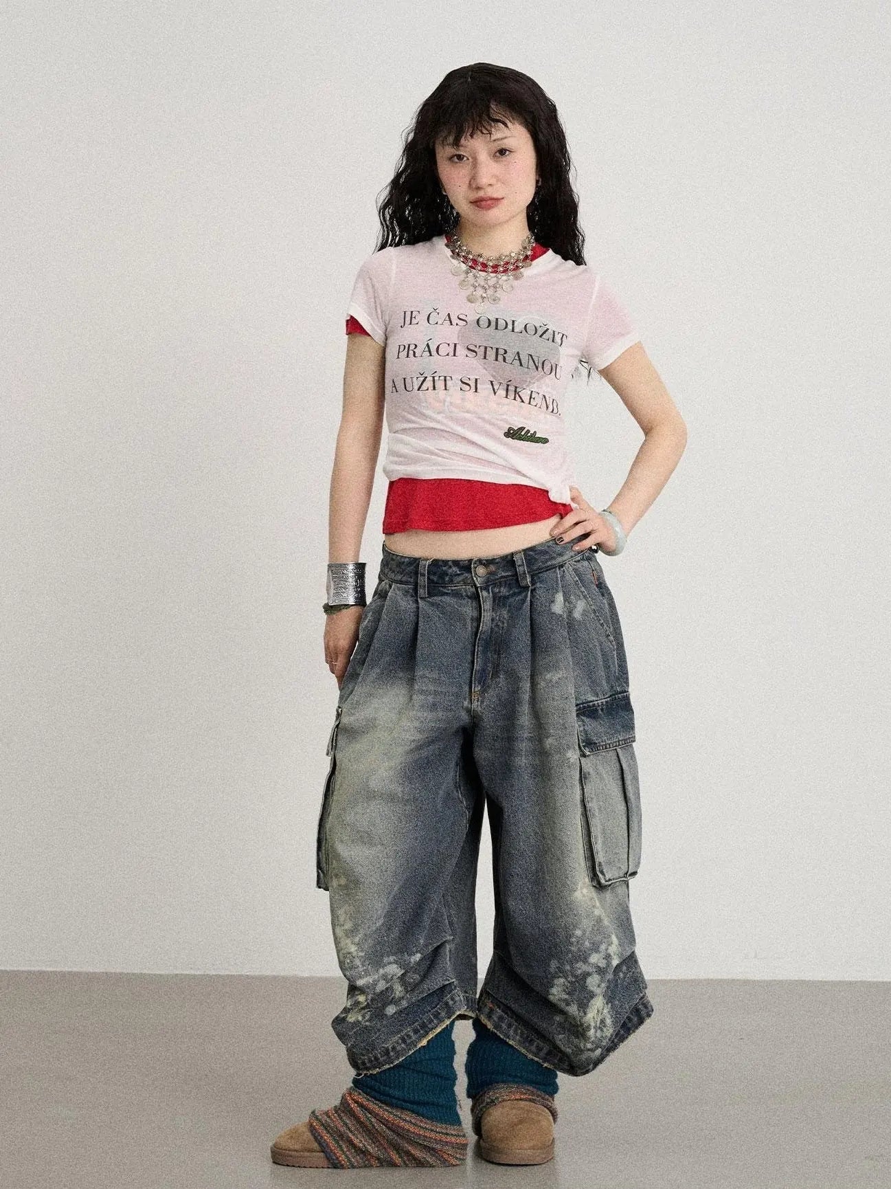 Love Weekend Double Layer Tee Summer 2025