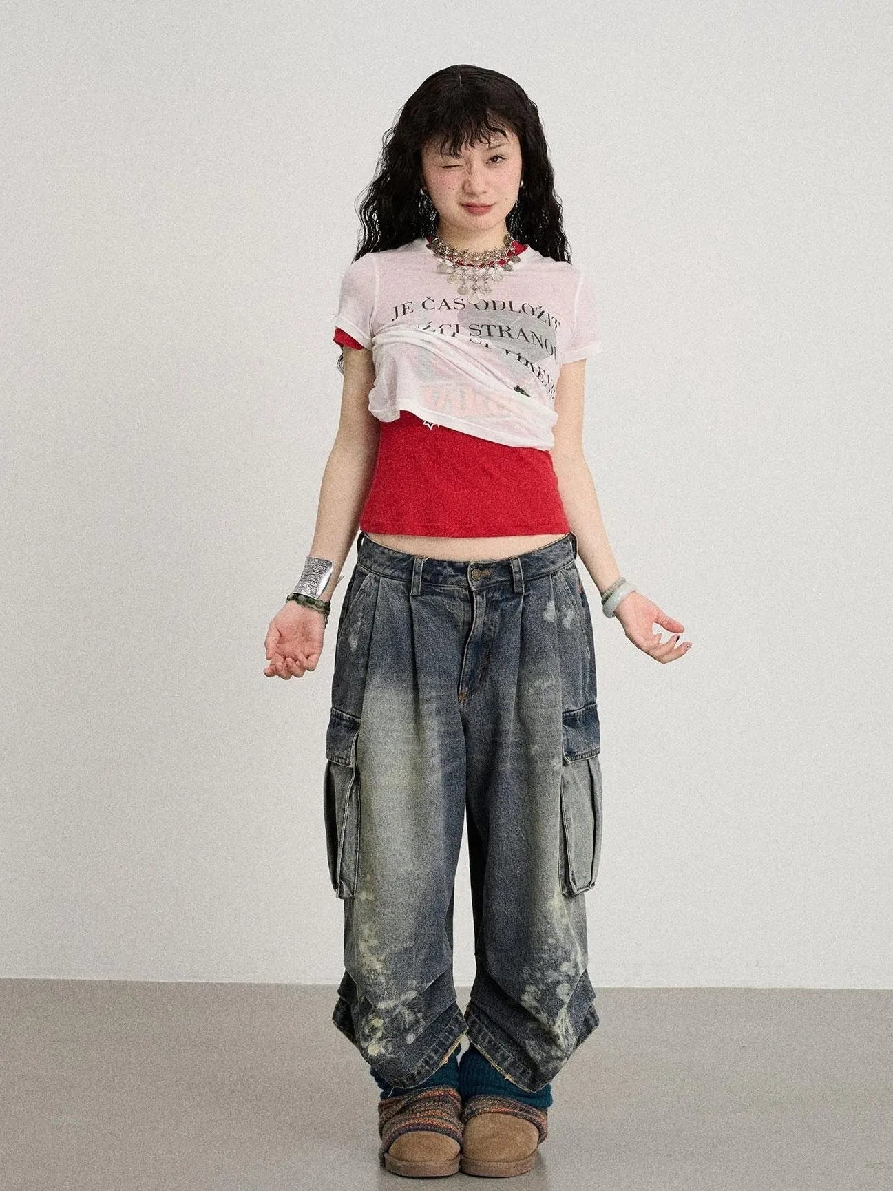 Love Weekend Double Layer Tee Summer 2025