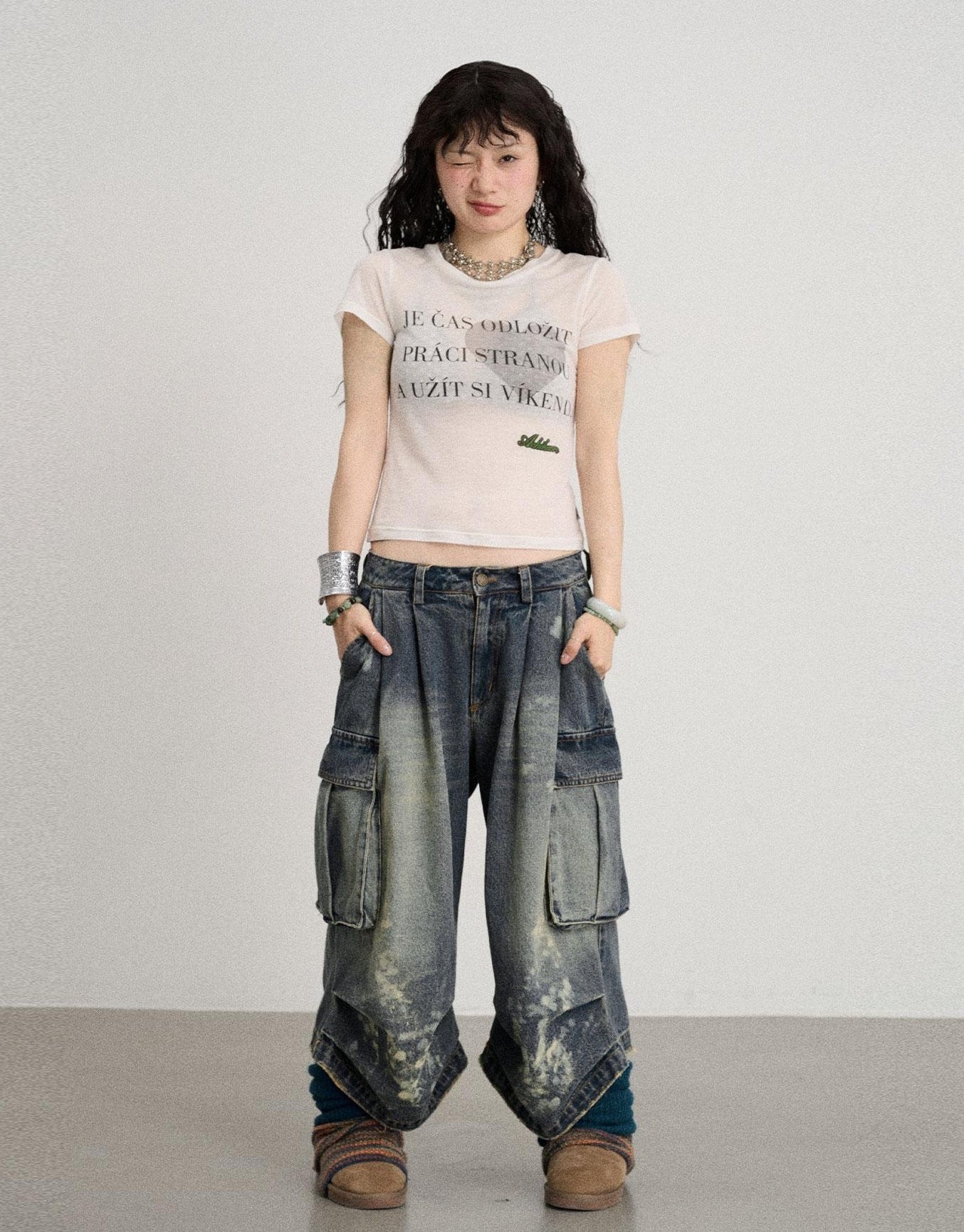 Achihara Love Weekend Double Layer Tee Summer 2025