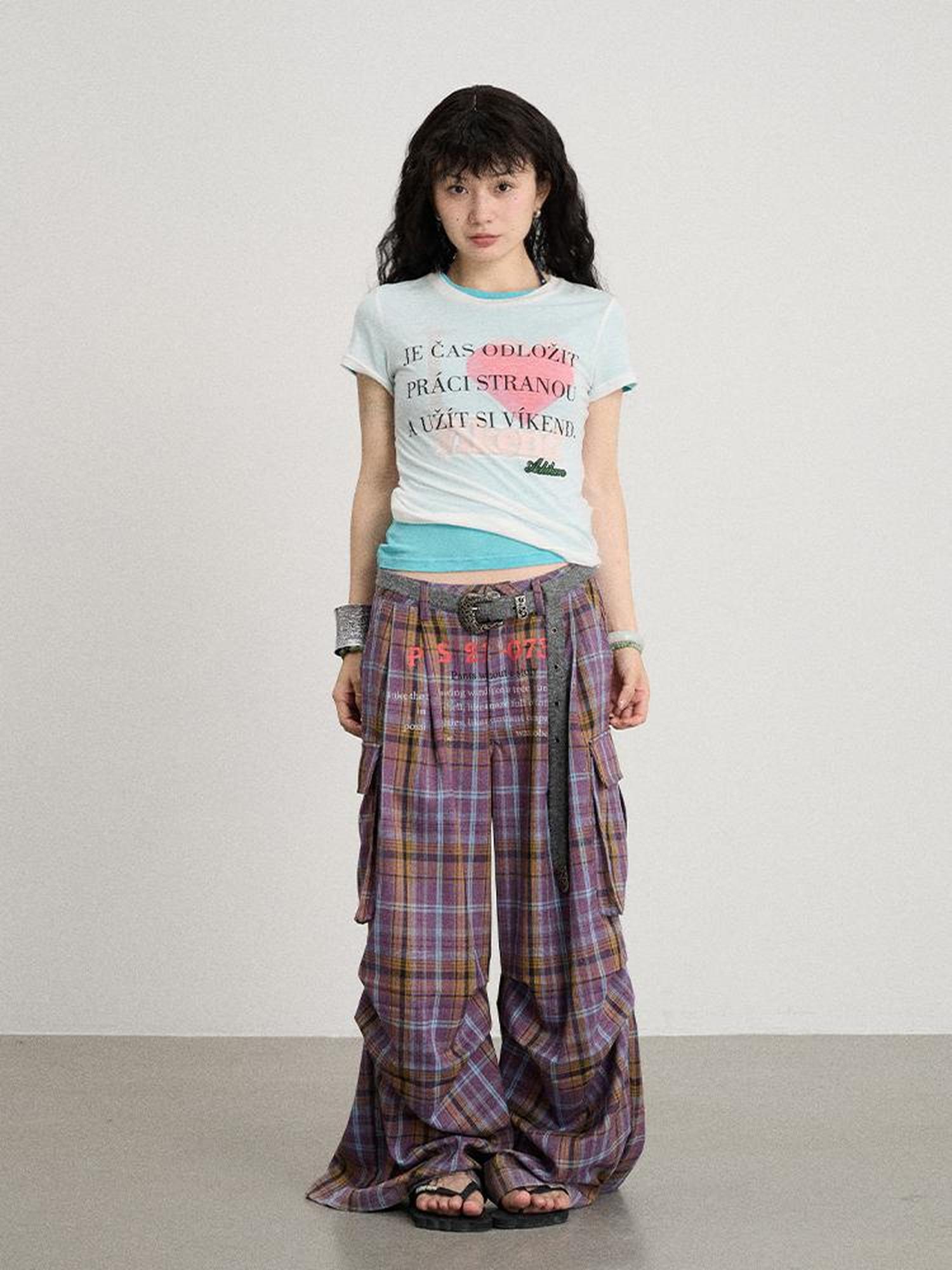Achihara Love Weekend Double Layer Tee Summer 2025