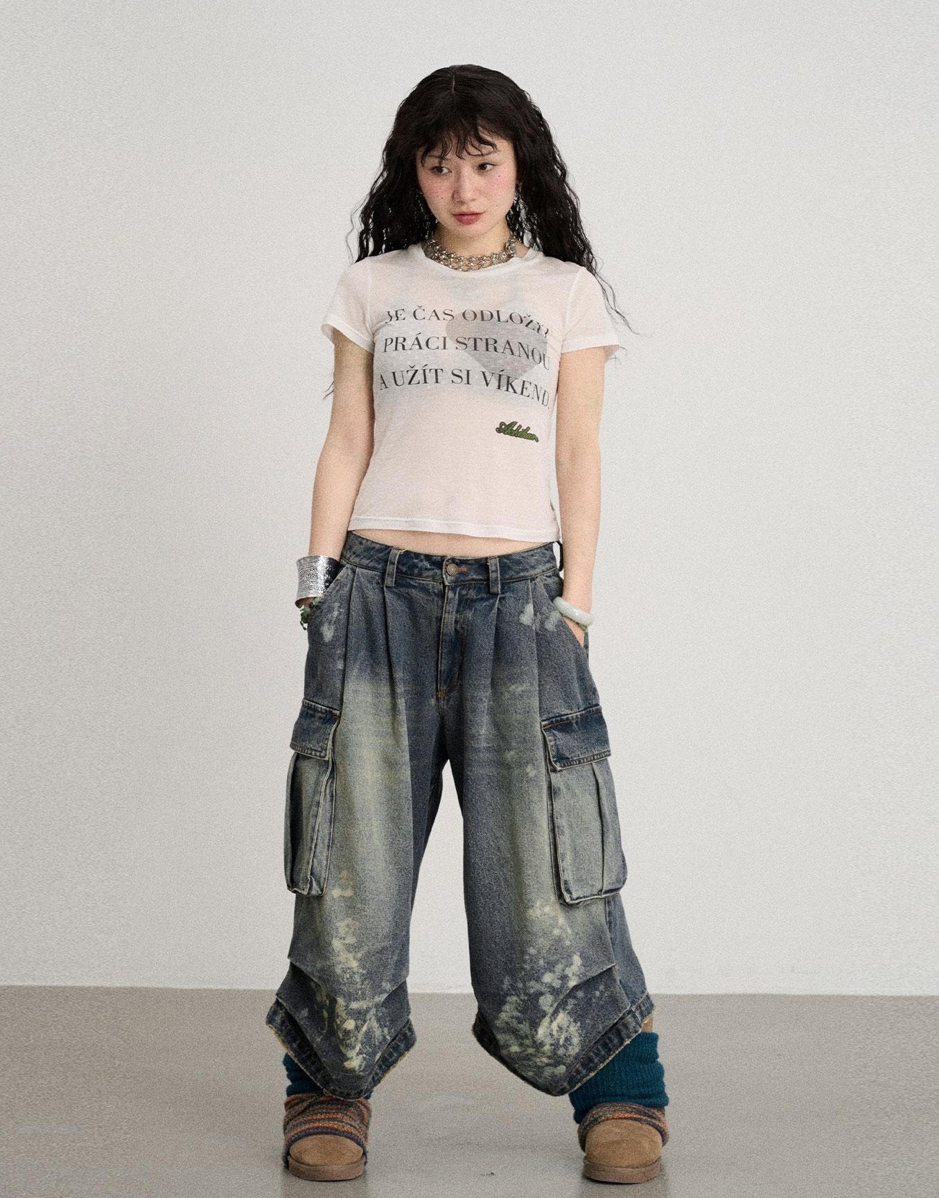 Achihara Love Weekend Double Layer Tee Summer 2025