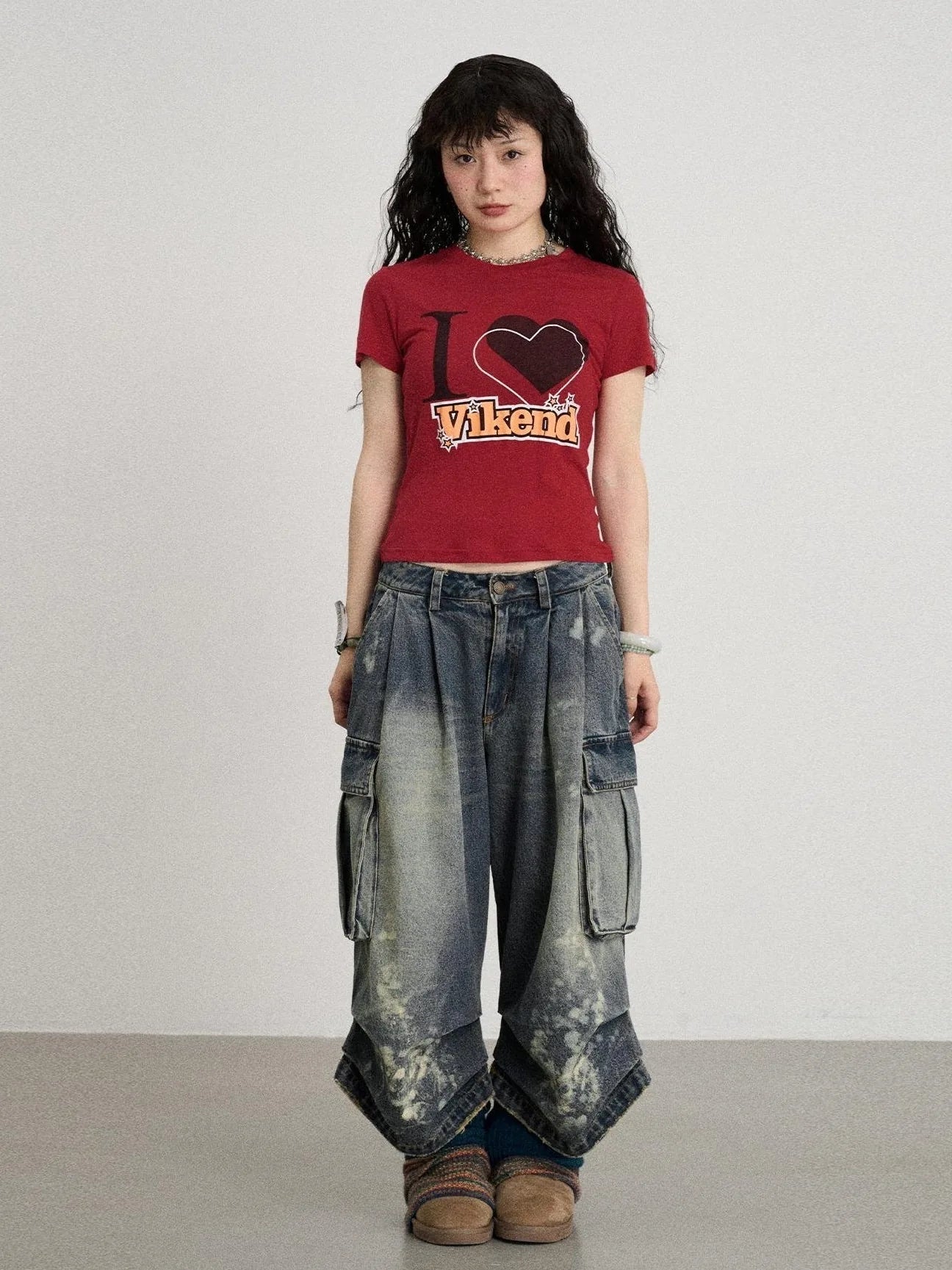 Love Weekend Double Layer Tee Summer 2025