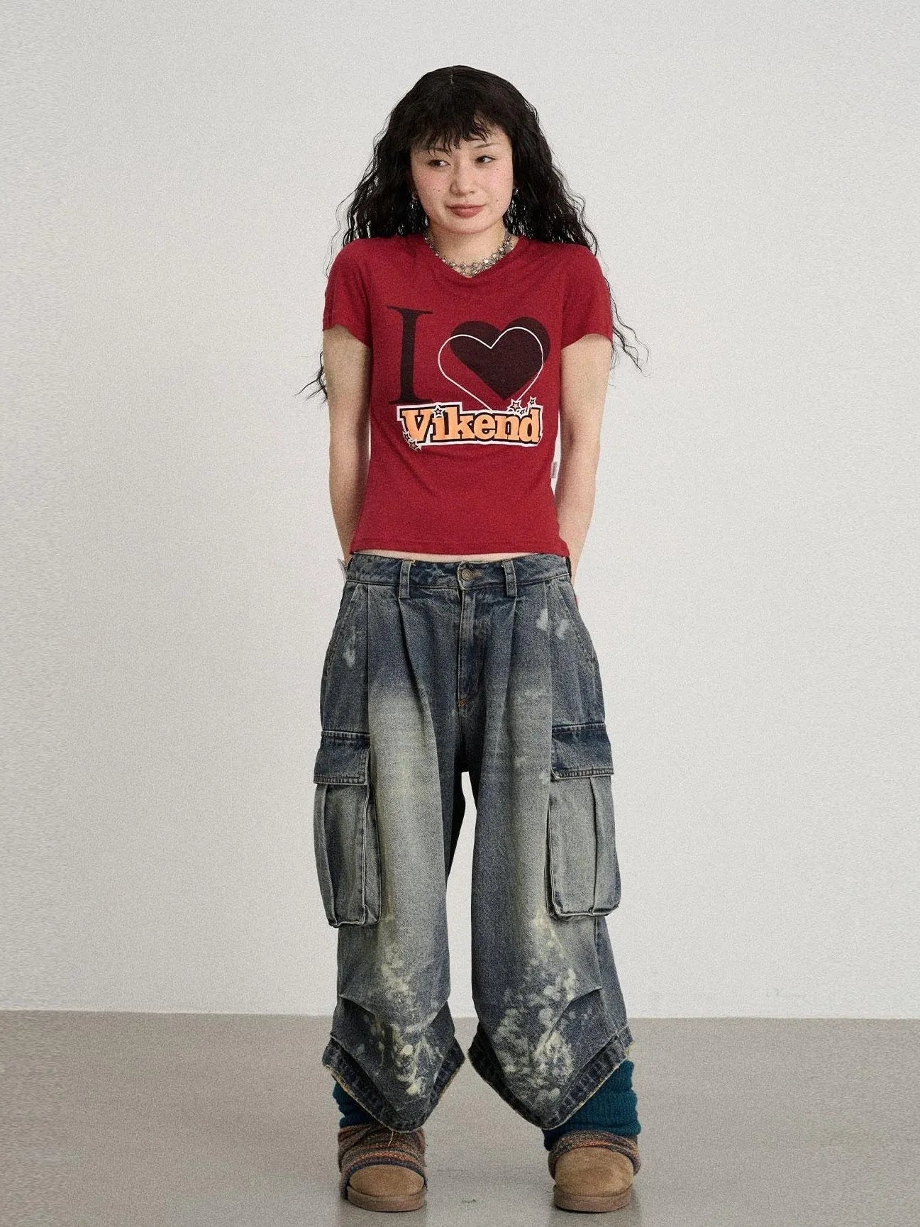 Love Weekend Double Layer Tee Summer 2025