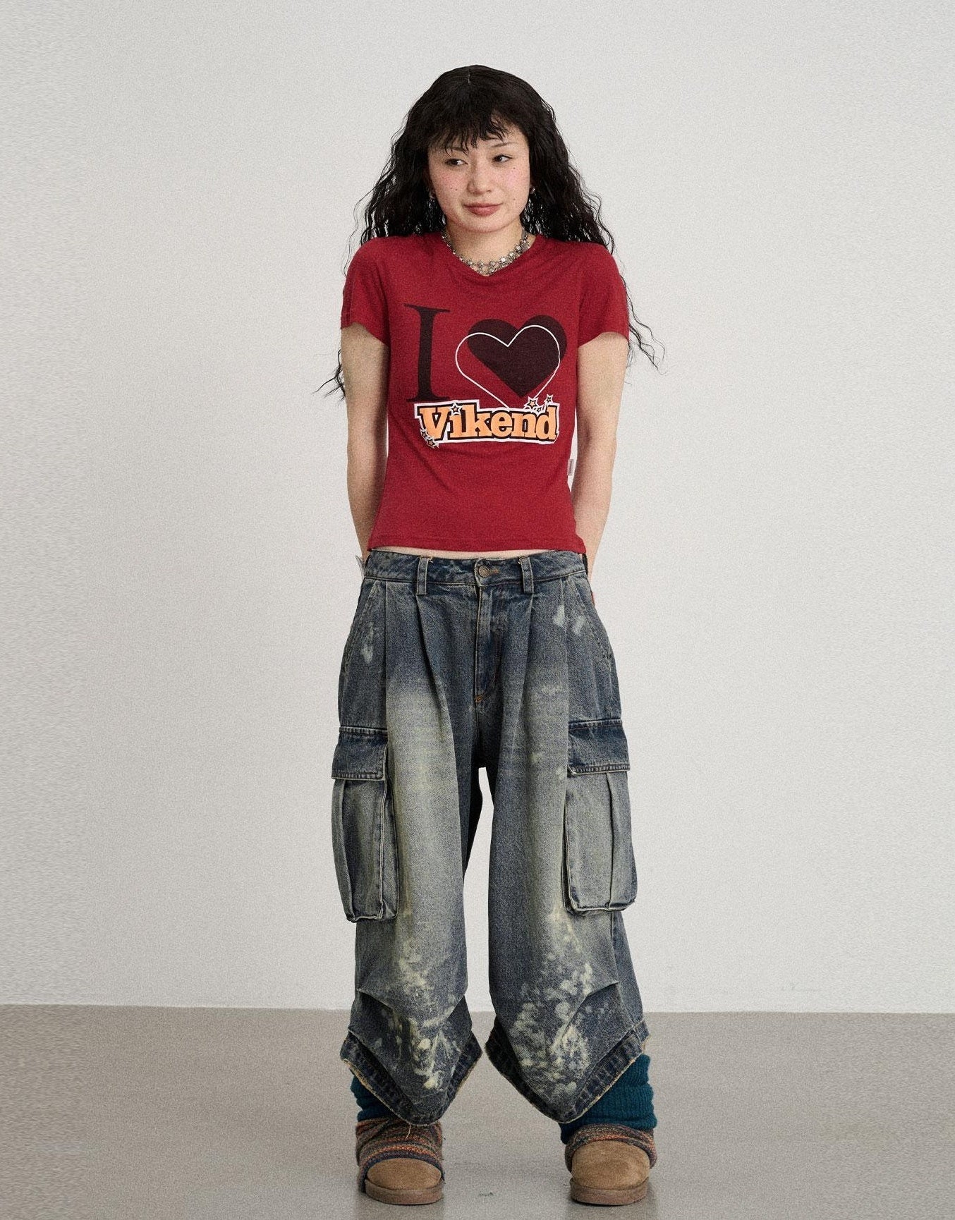Achihara Love Weekend Double Layer Tee Summer 2025
