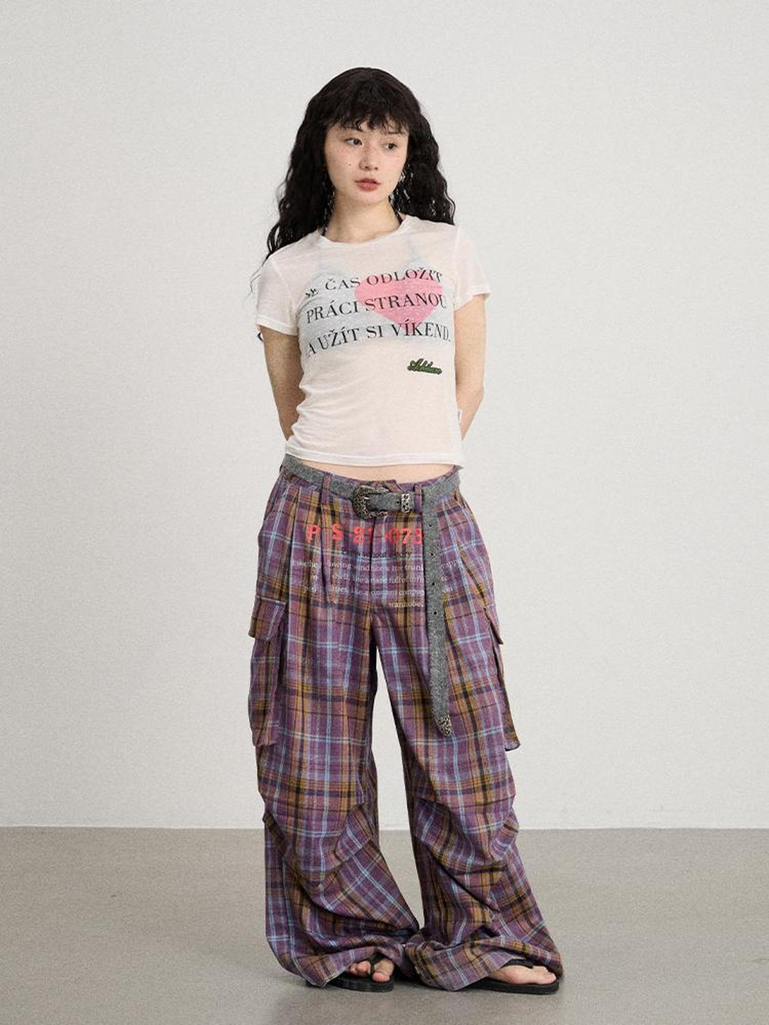 Achihara Love Weekend Double Layer Tee Summer 2025