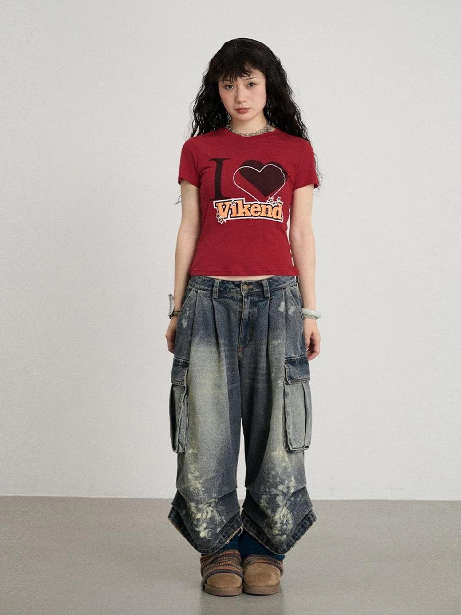 Love Weekend Double Layer Tee Summer 2025