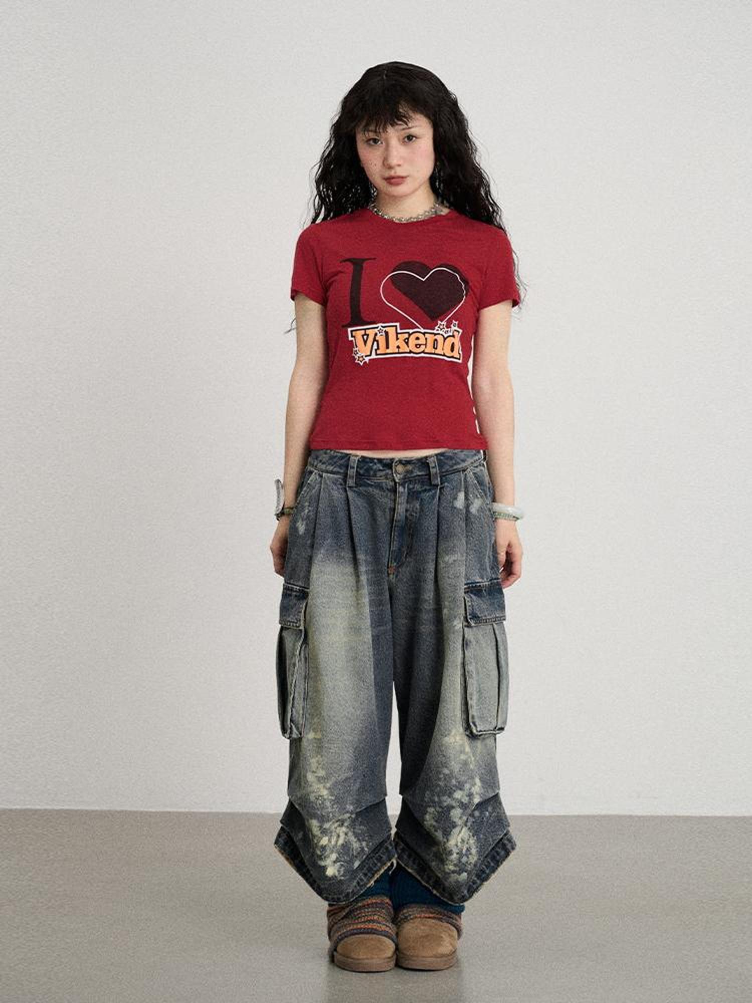 Achihara Love Weekend Double Layer Tee Summer 2025