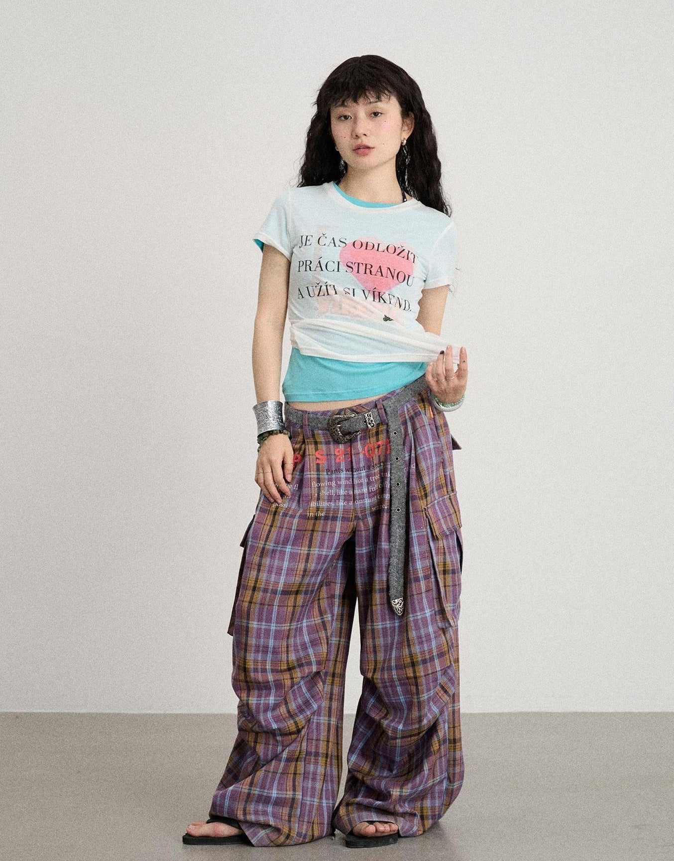 Achihara Love Weekend Double Layer Tee Summer 2025
