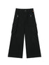 Dragon Oracle Trousers Embroidered Wide Leg Denim Pants