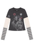 Rodman Inspired Slim Fit Basketball Tee Long Sleeve Layering Top