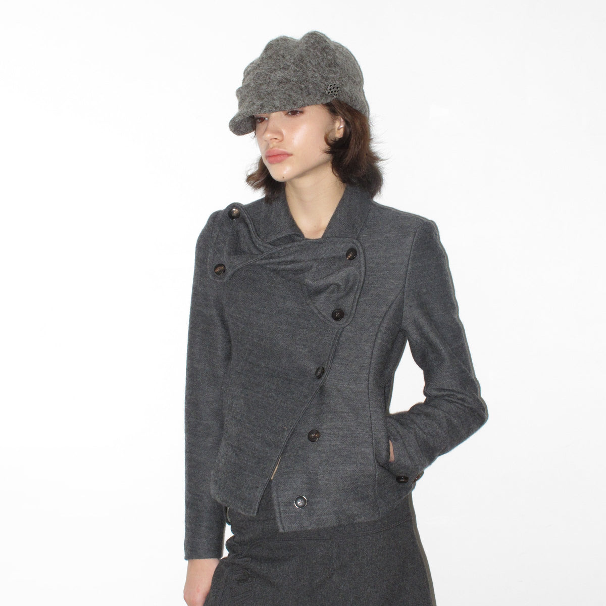 Mito_de_dar_Bow_Intarsia_Asymmetric_Placket_Wool_Blend_Women&