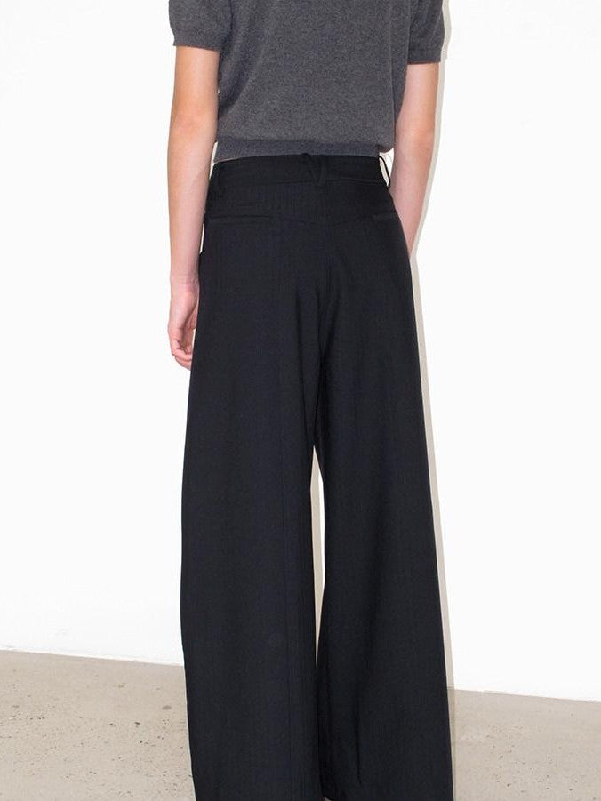 Mito de dar Button Overlap Waist Pleated A Line Women&