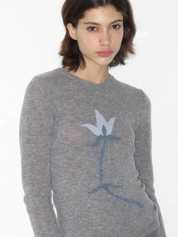 Mito de dar Gladiolus V-neck Slim Knit Women&