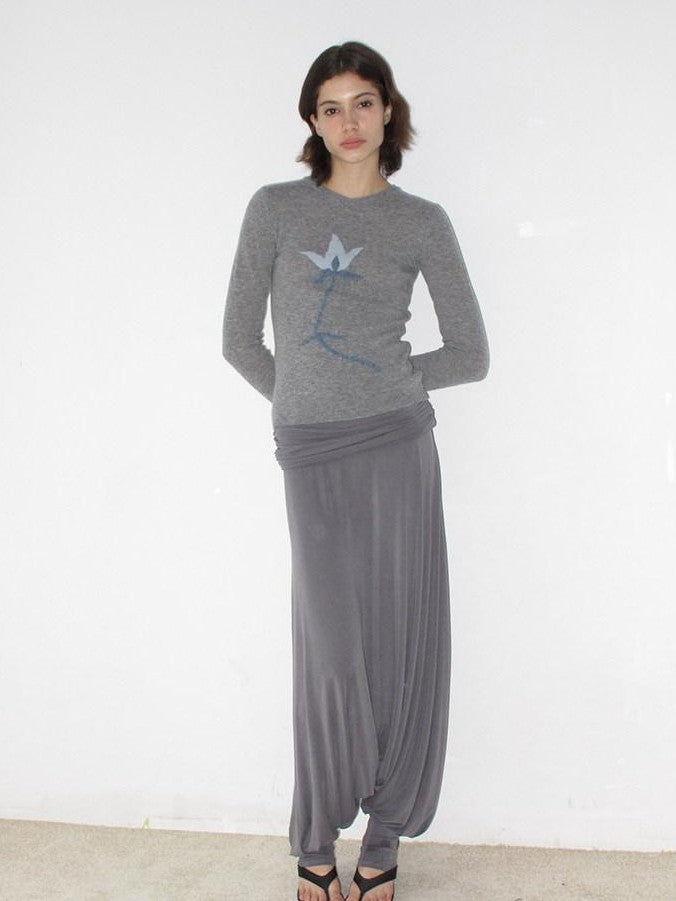 Mito de dar Gladiolus V-neck Slim Knit Women&