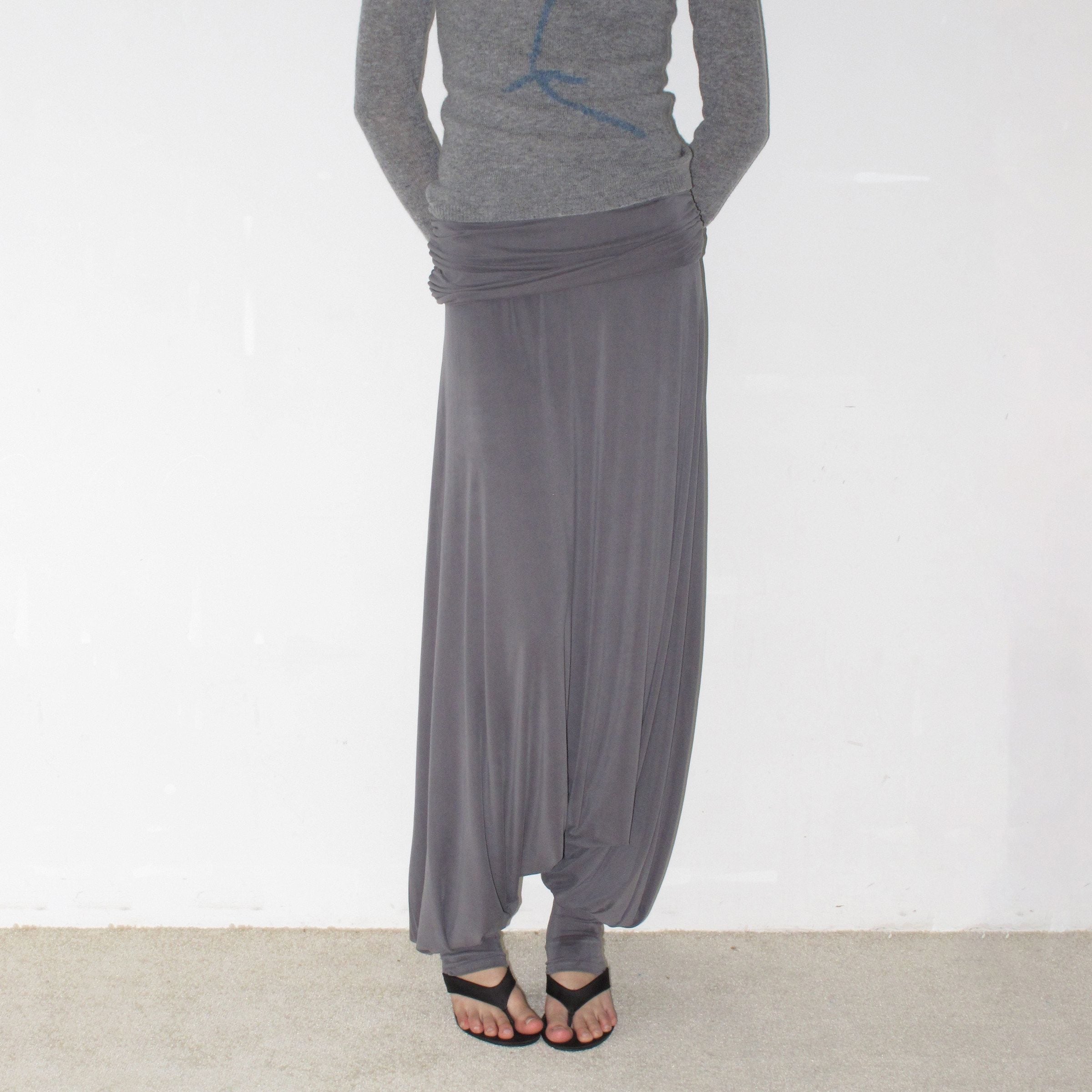 Mito_de_dar_Mist_Gray_Double_Layer_Pleated_Wide_Leg_Women&