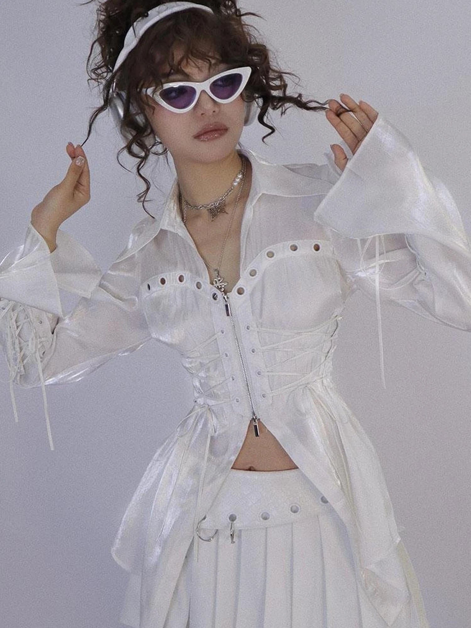 Moonlight Romance Glitter Waist Top