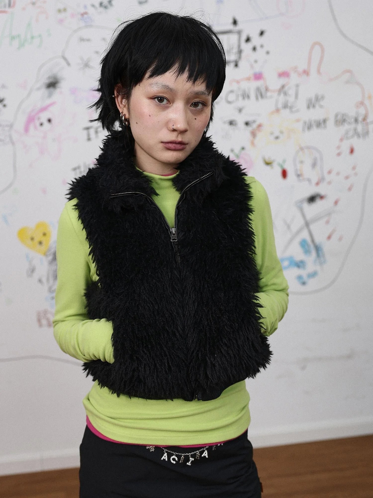 Furry Monster Four Season Vest